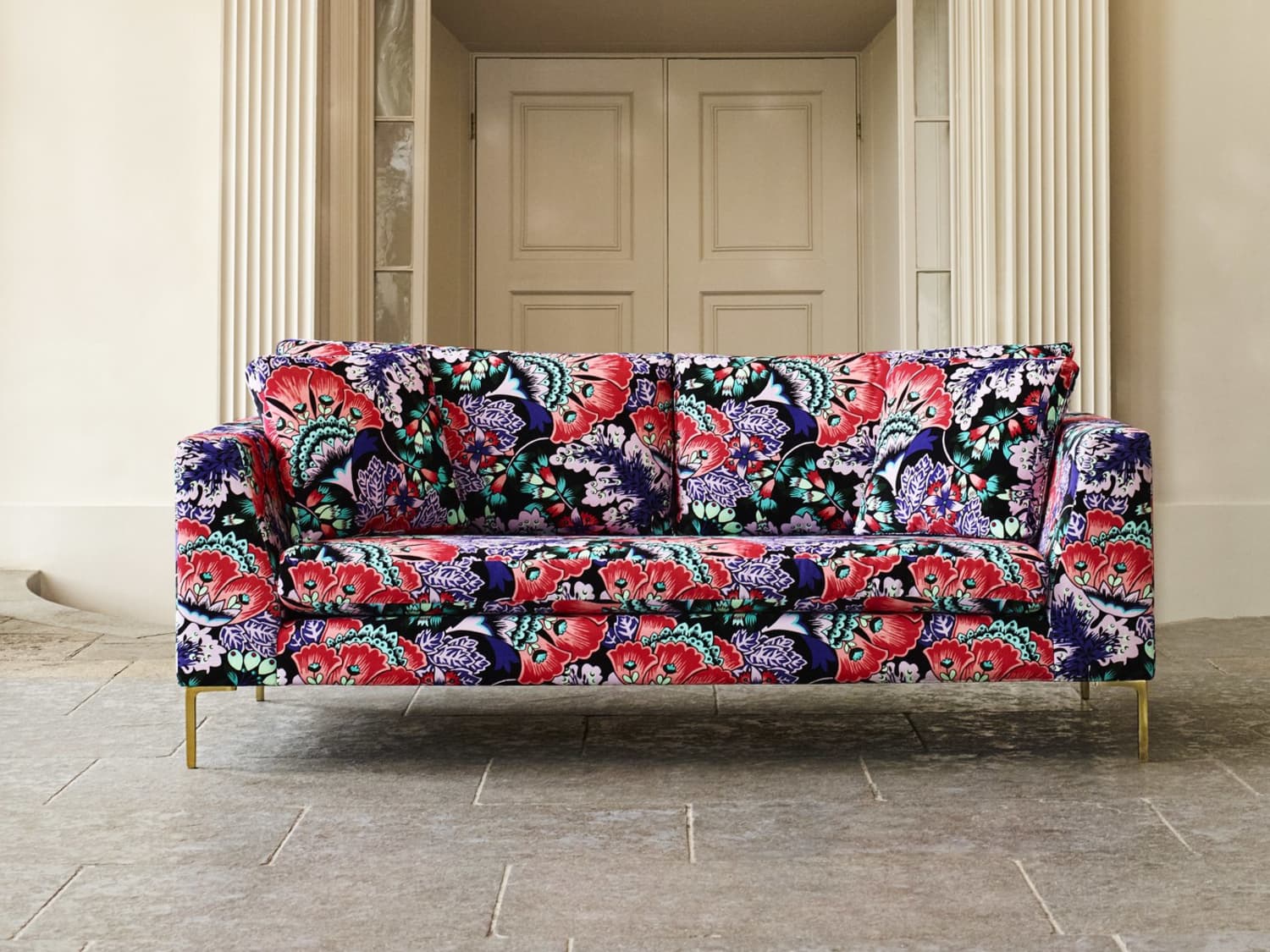 Floral couches store jcpenney