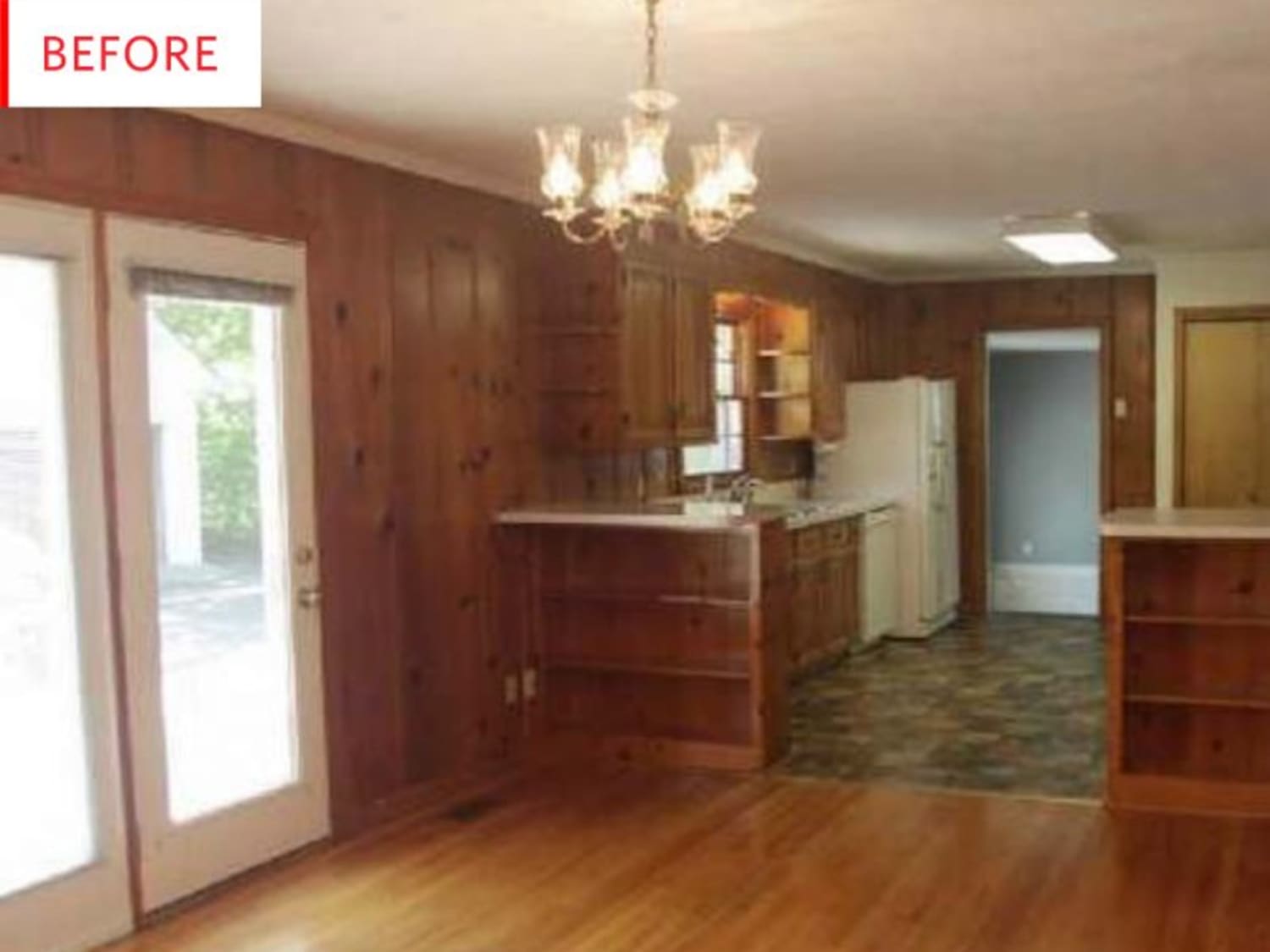 Diy Wood Paneling Makeover Before And After How To Install, Paint,