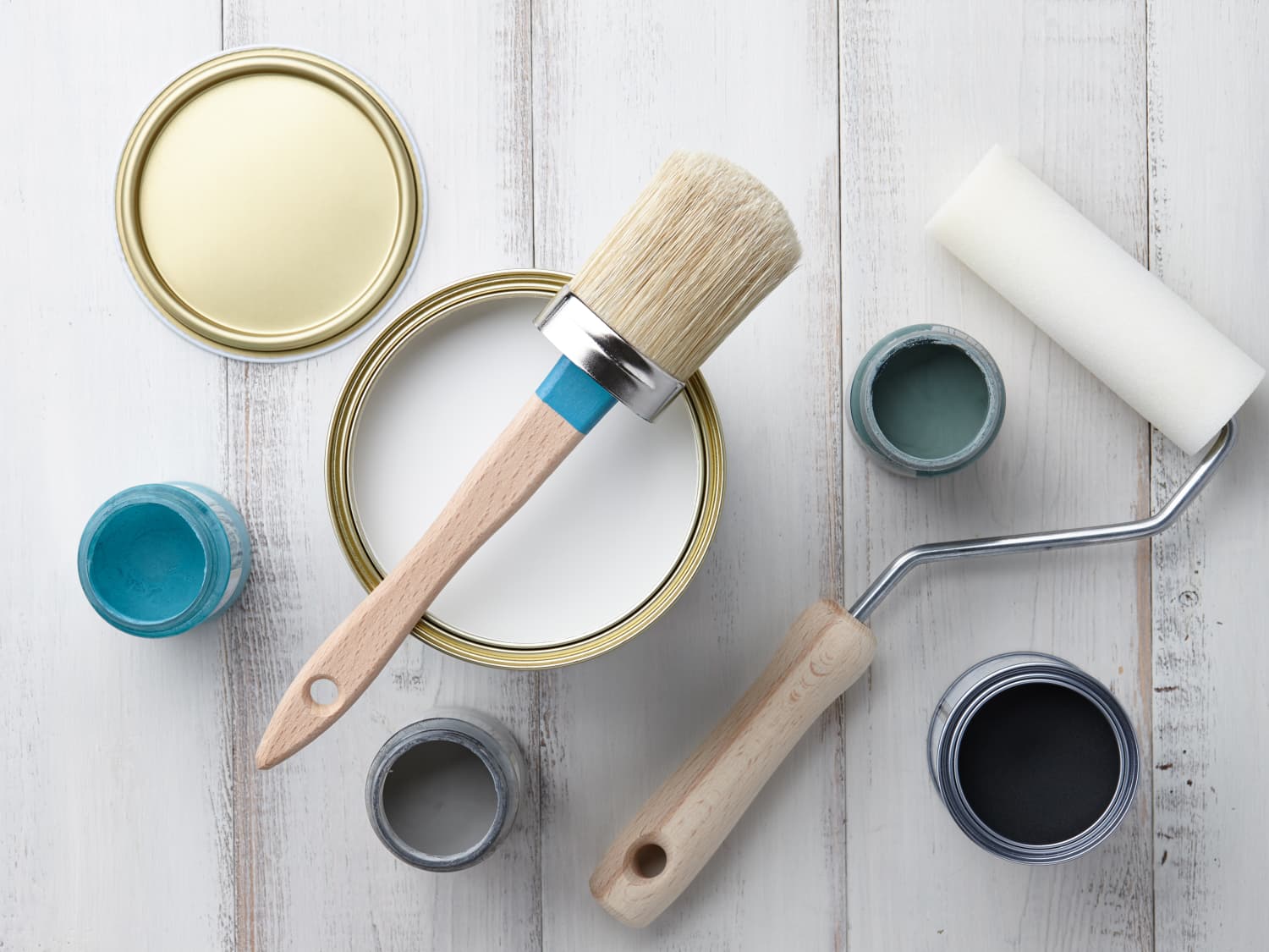 Painting with store paint
