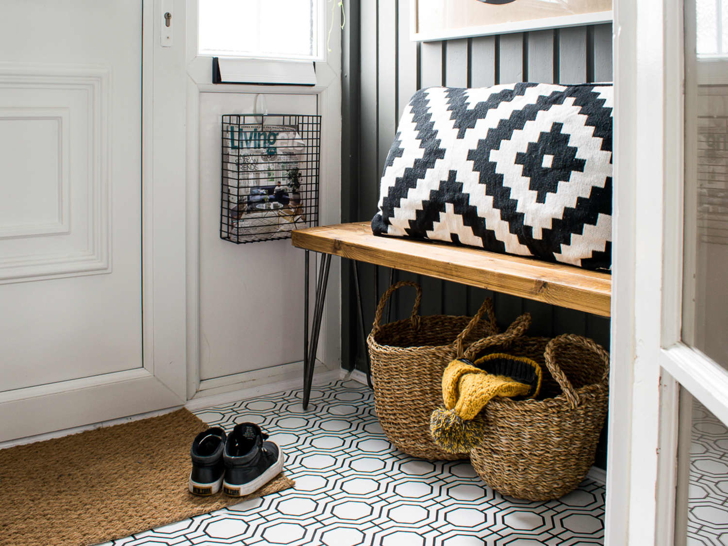 How to Wallpaper a Floor Rental Apartment Ideas Apartment Therapy