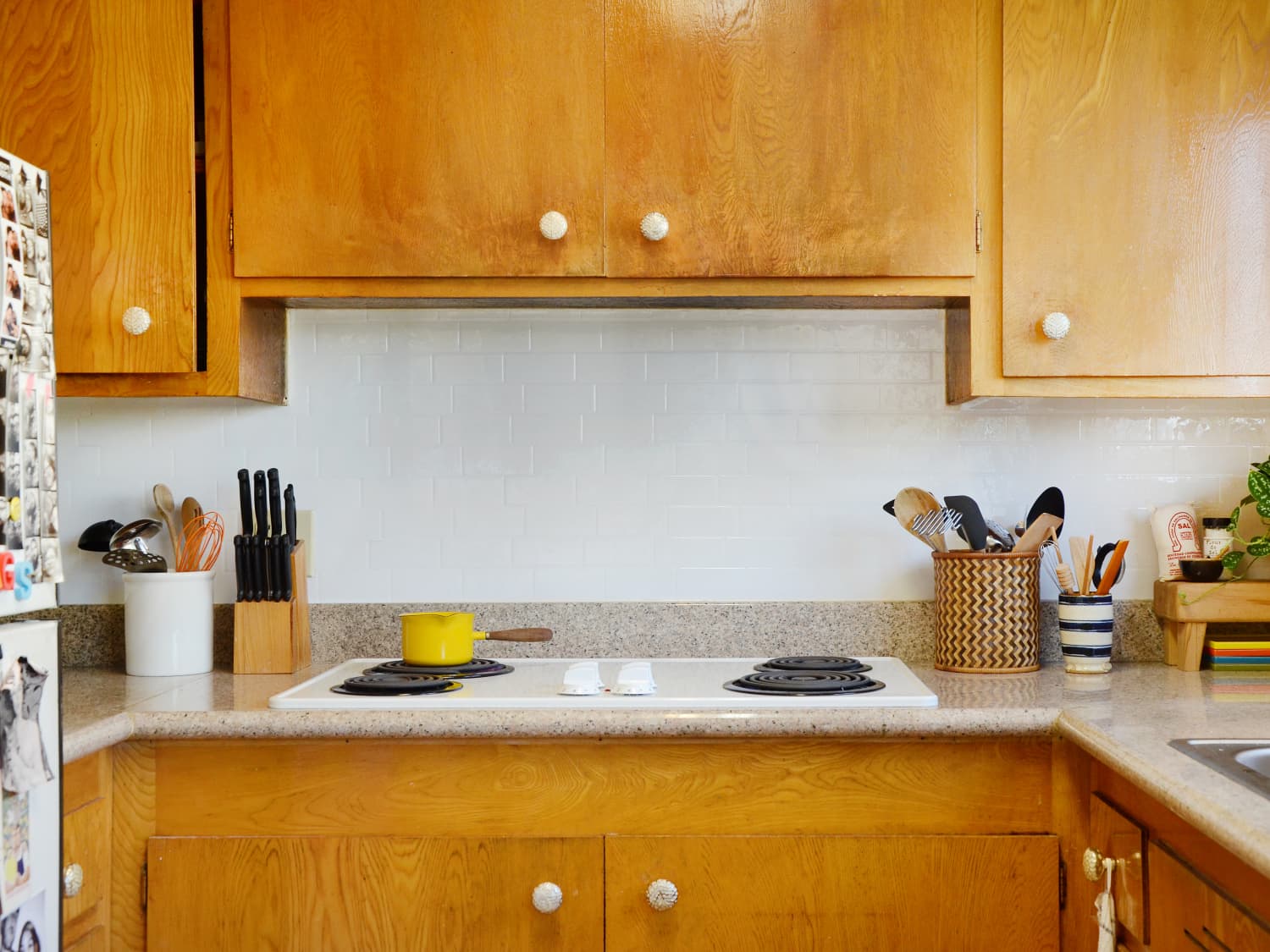 Best stick on sale on tile backsplash