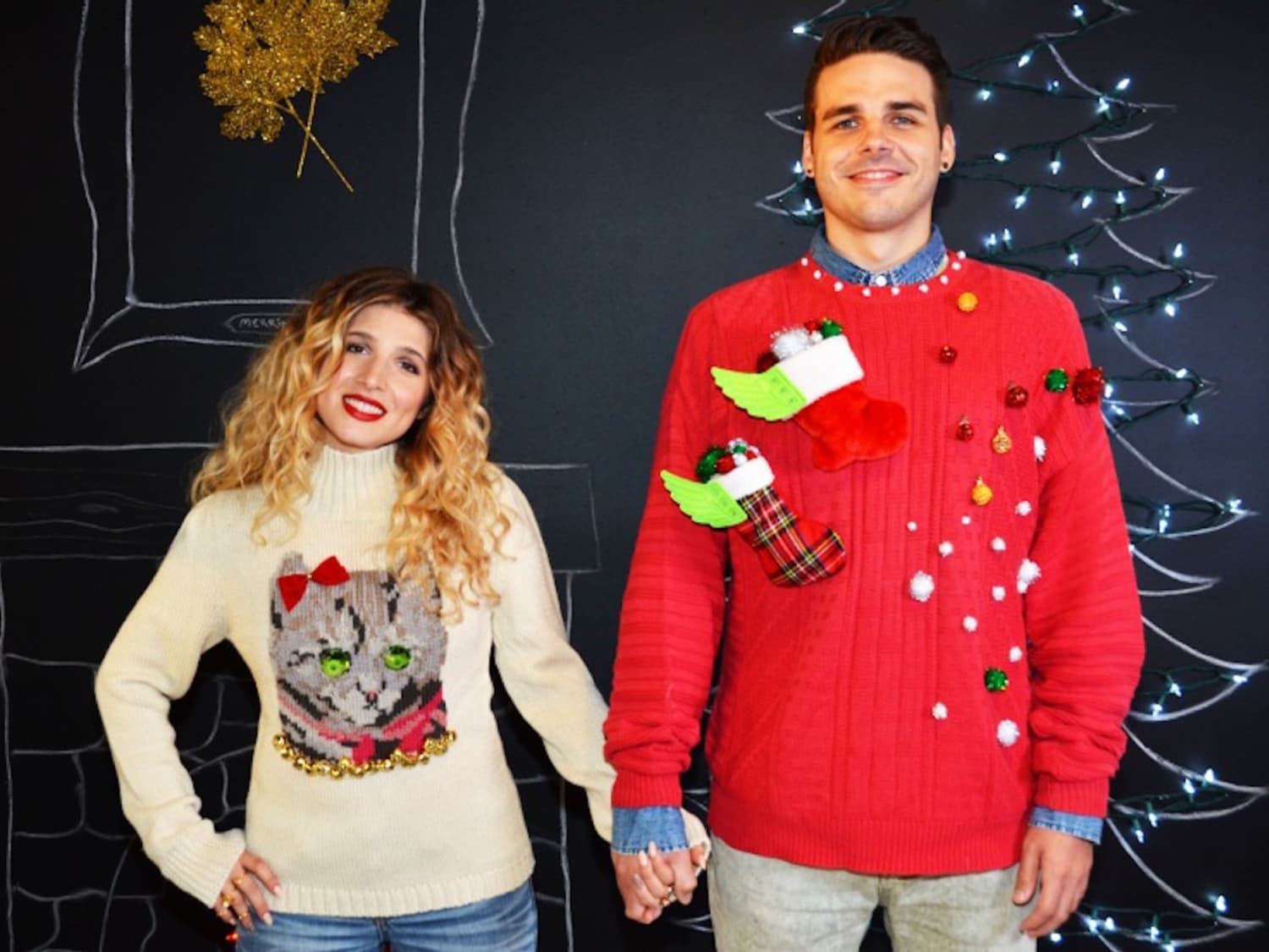 Diy funny christmas sweaters shop