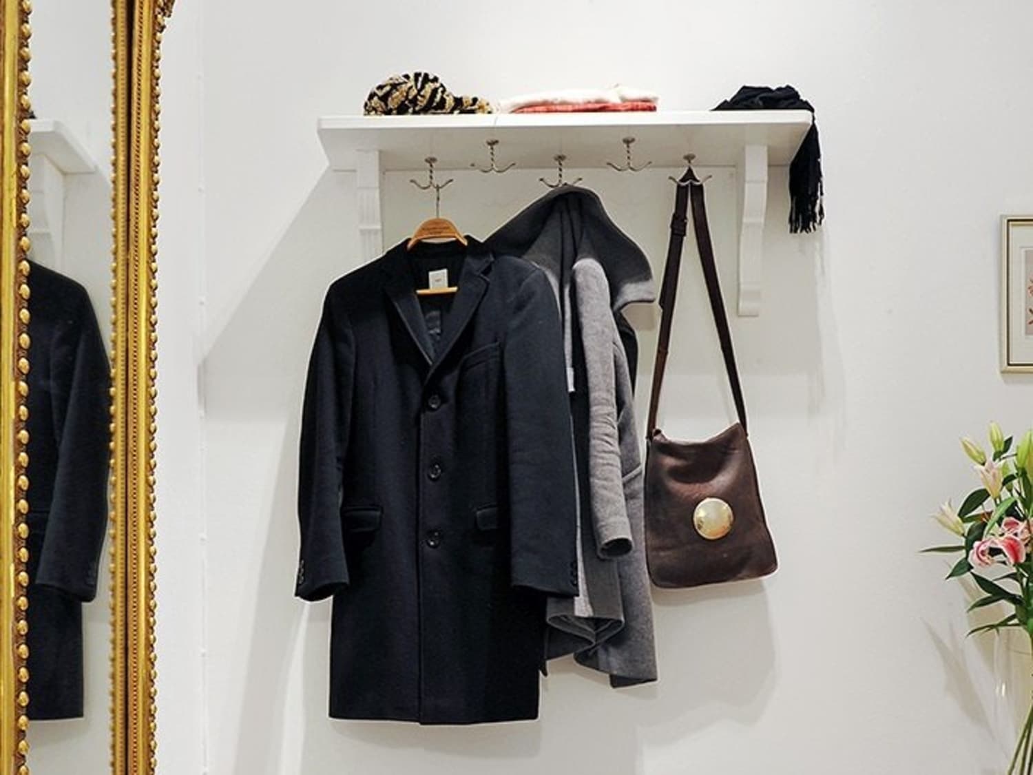 Hooks for sales closet wall