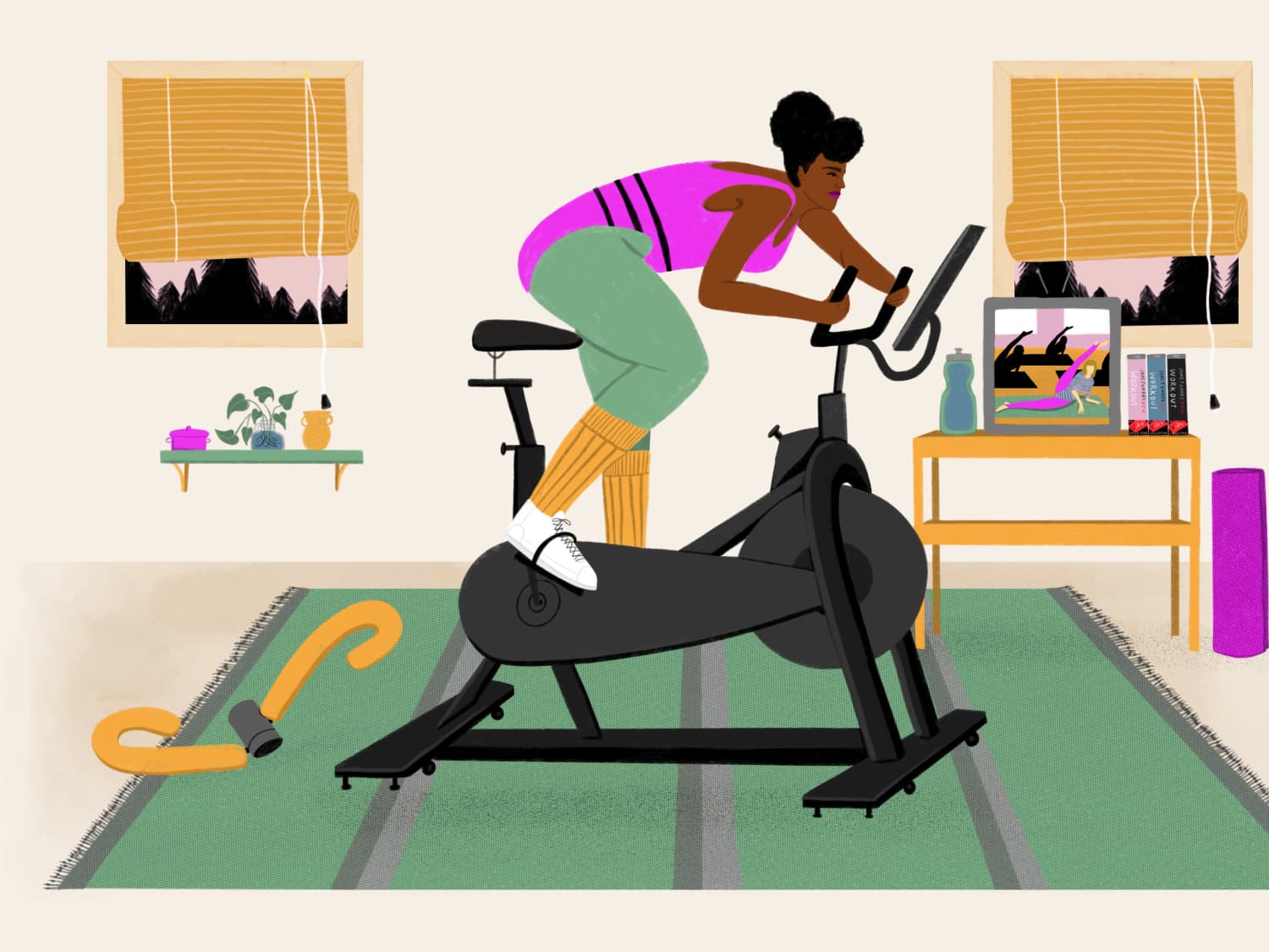 Home exercise class outlet