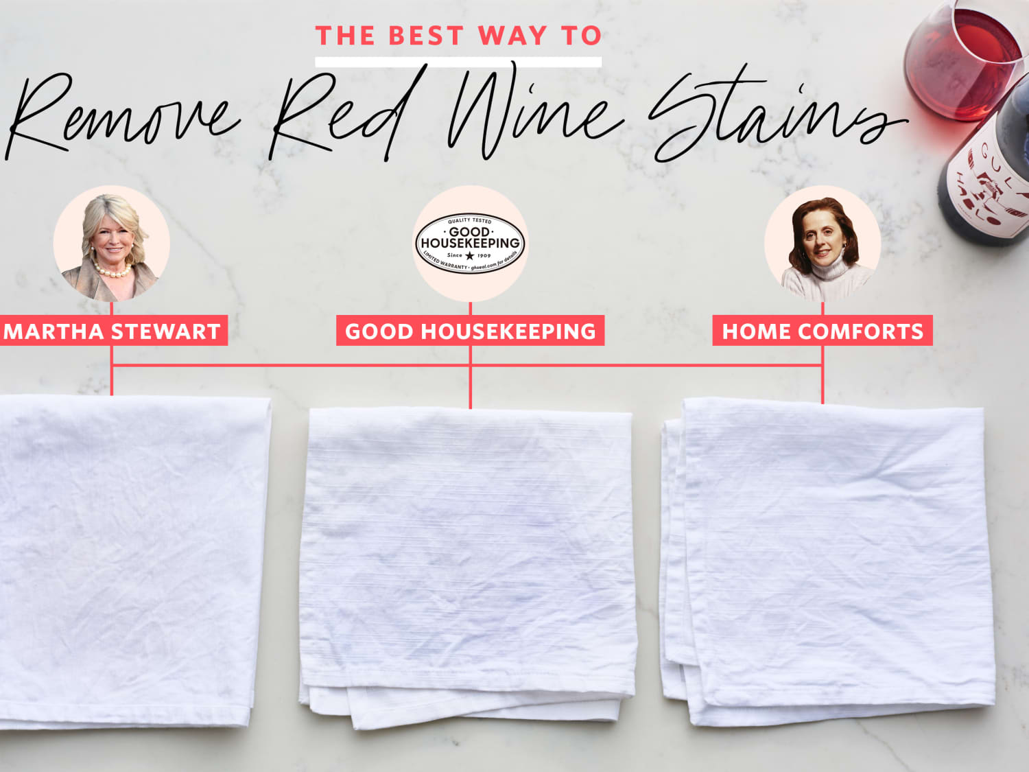 We Tested 3 Red Wine Stain Removal Methods and Here s the Winner