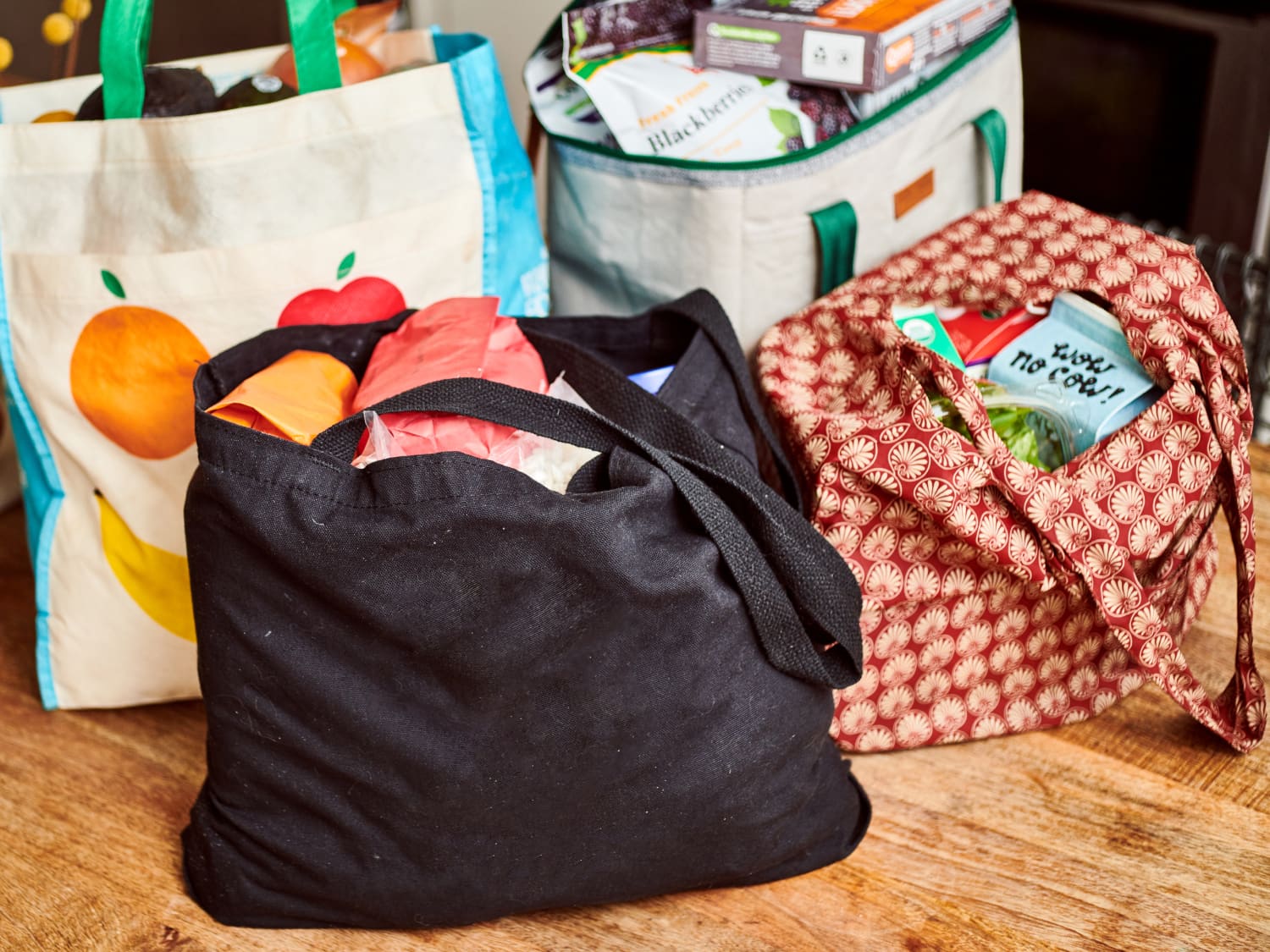 The Best Way to Fold and Store Reusable Grocery Bags Apartment Therapy