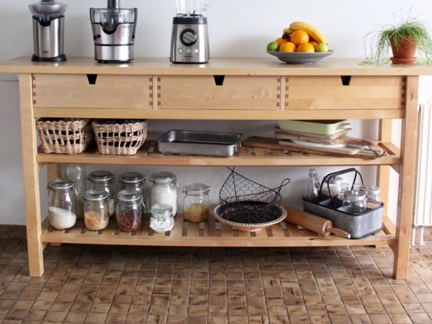 Kitchen storage 2025 rack ikea