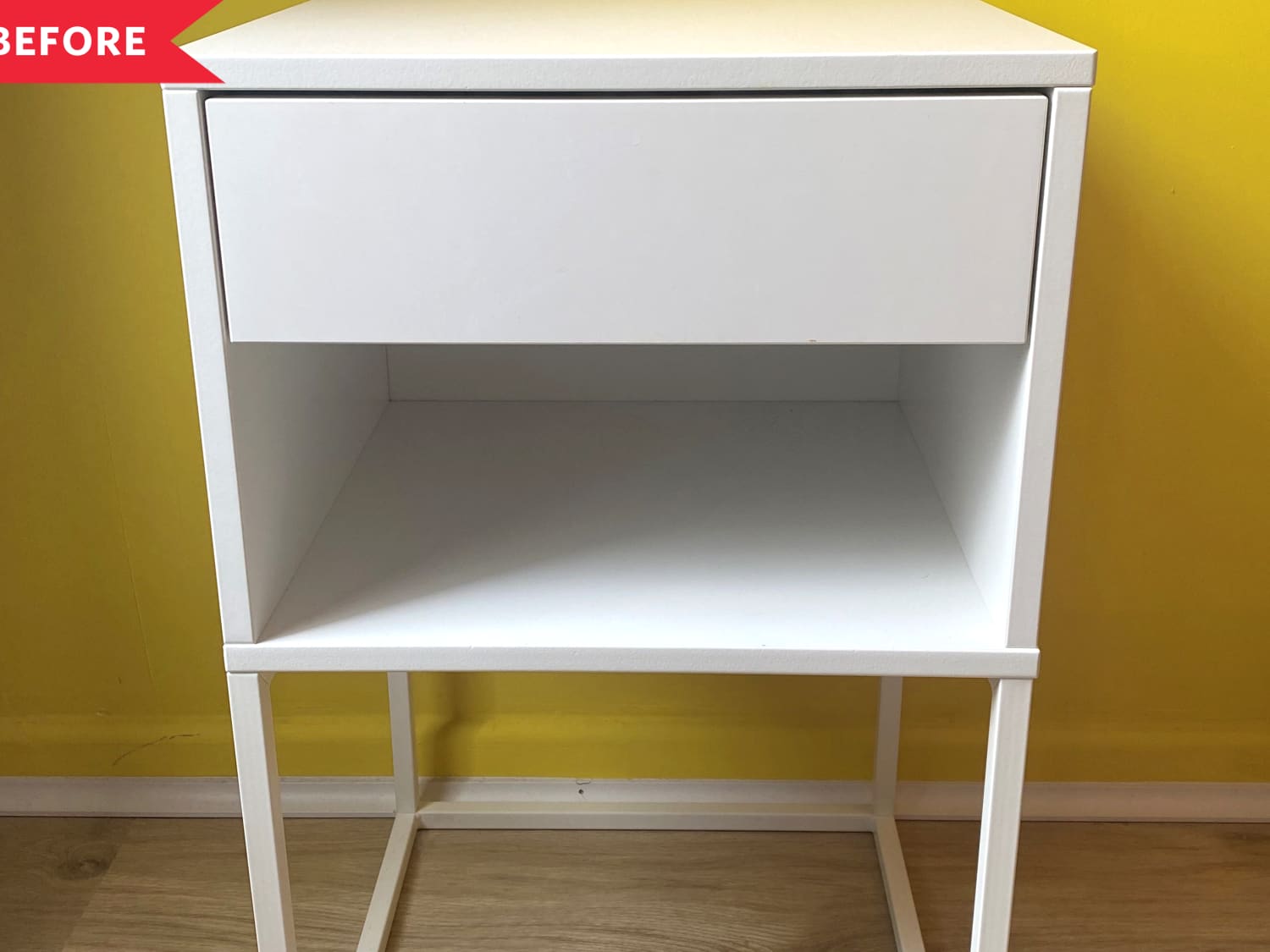 Ikea vikhammer new arrivals nightstand white
