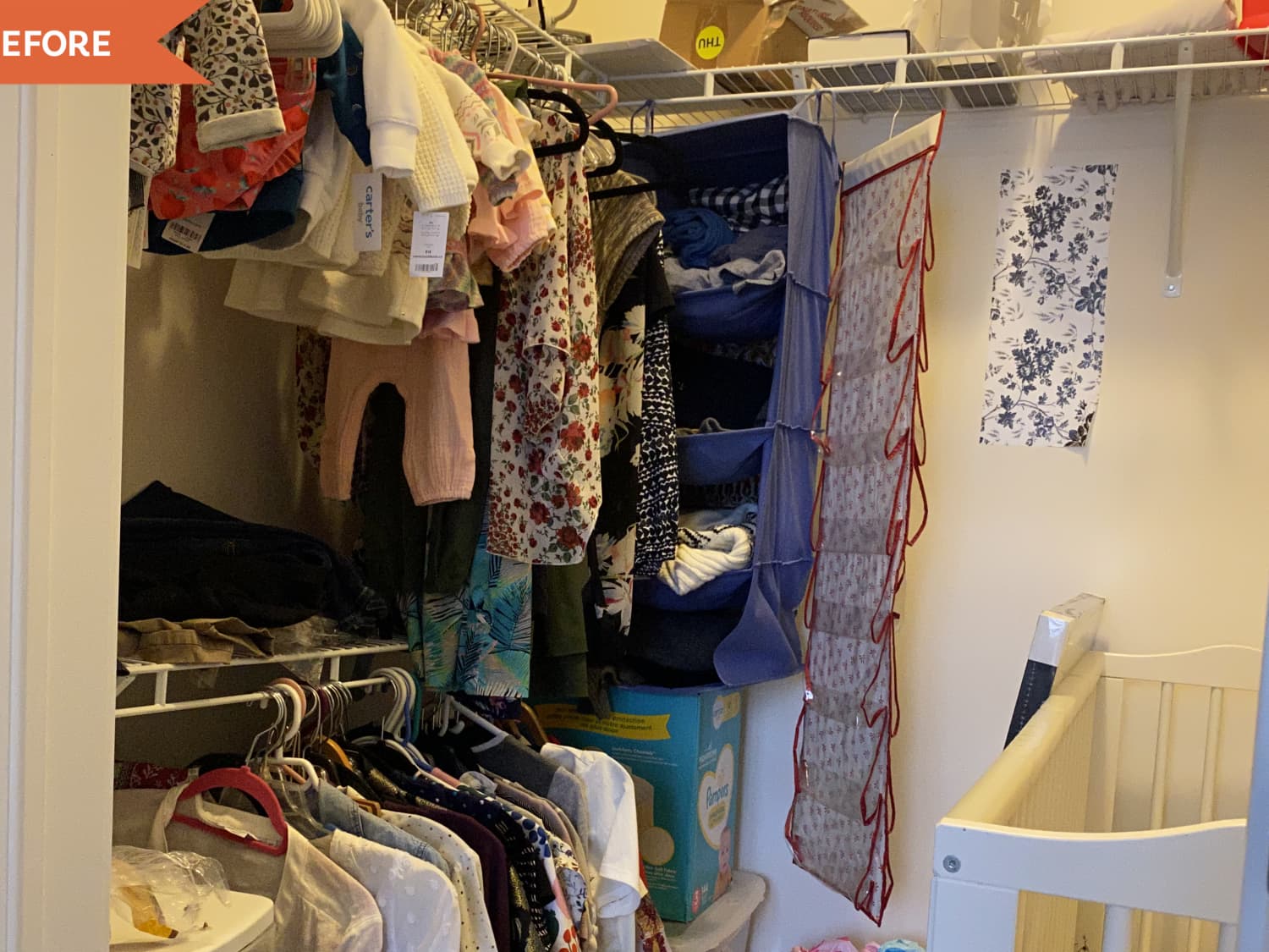 42 Square Foot Closet Turned Nursery Before and After Photos Apartment Therapy