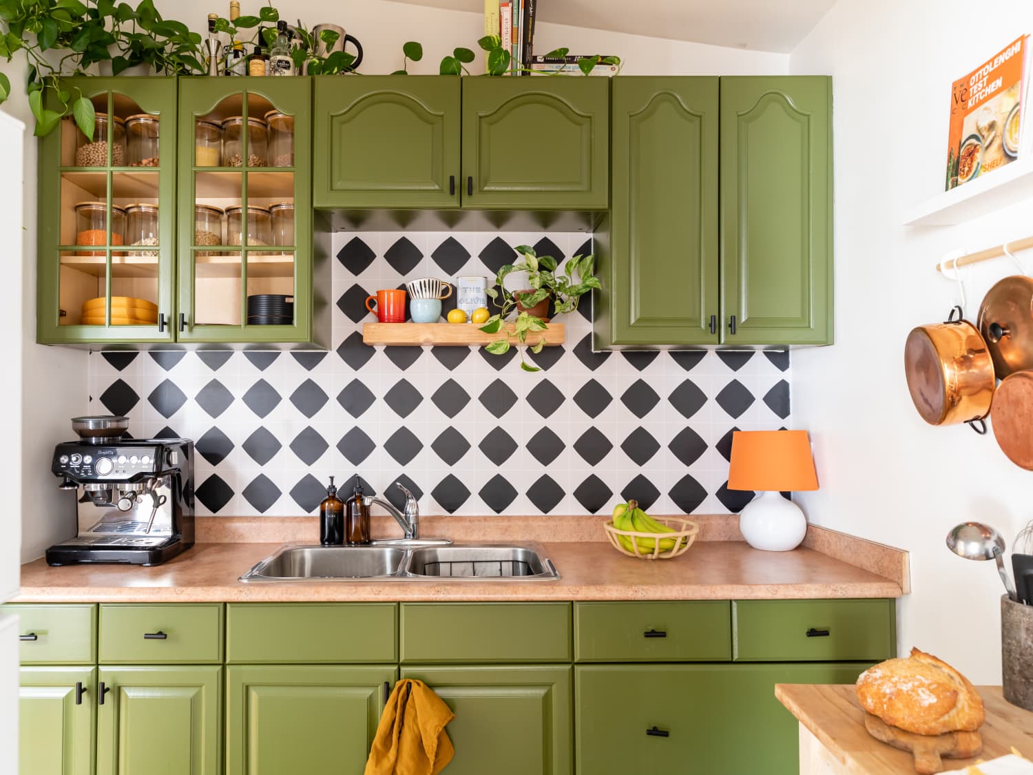 The 9 Secret to Perfectly Painted Kitchen Cabinets The Kitchn