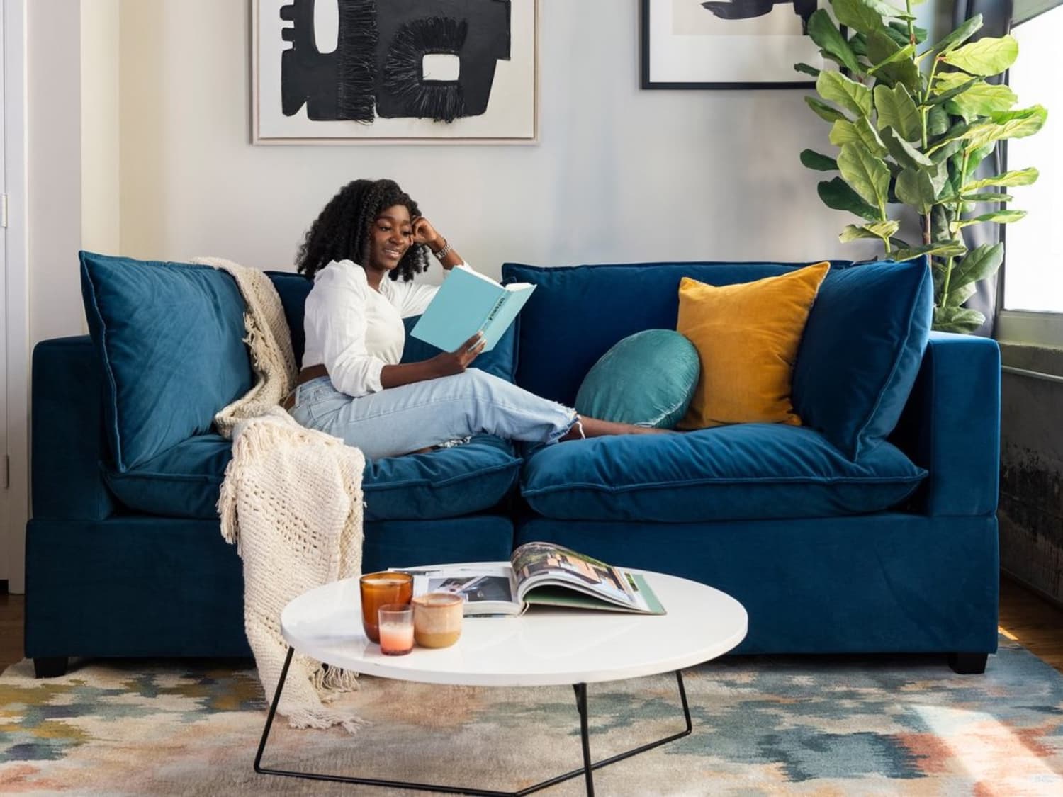 Comfortable fold sale out couch