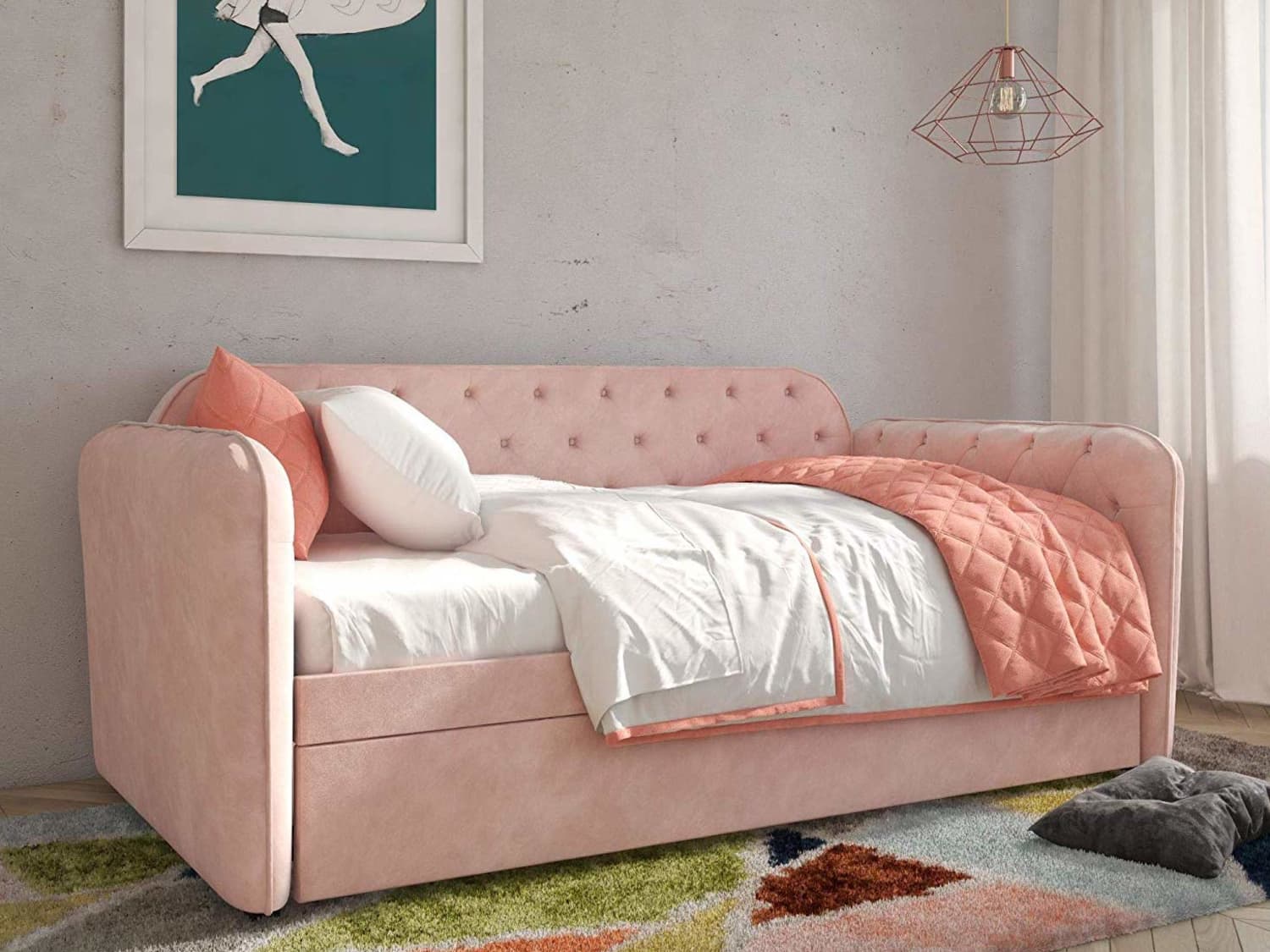 Trundle bed shop risers