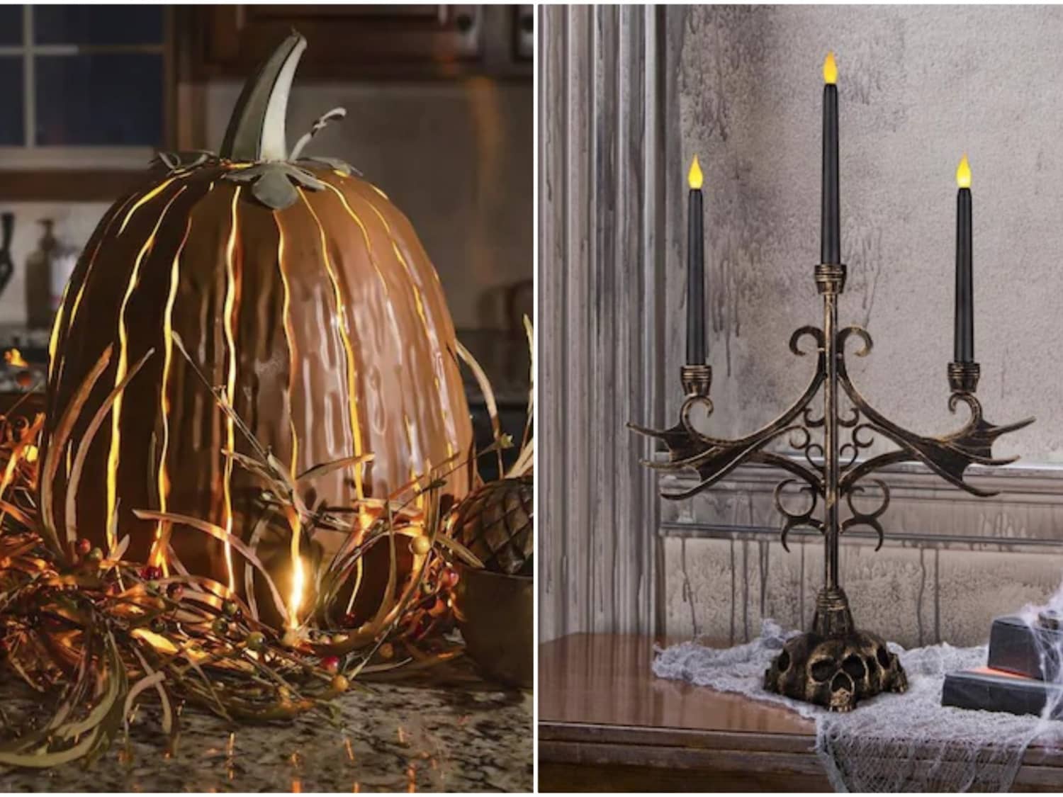 Create a luxury halloween decor look with these ideas