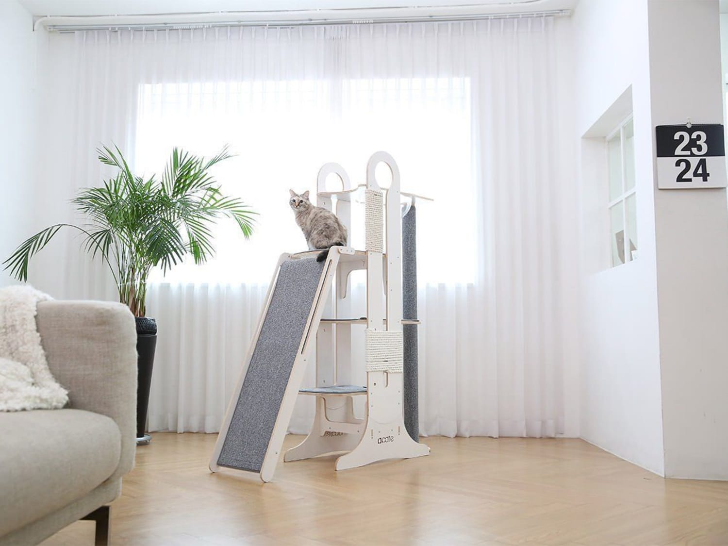 Luxury Cat Tree Jungle Gym Tuft Paw Apartment Therapy