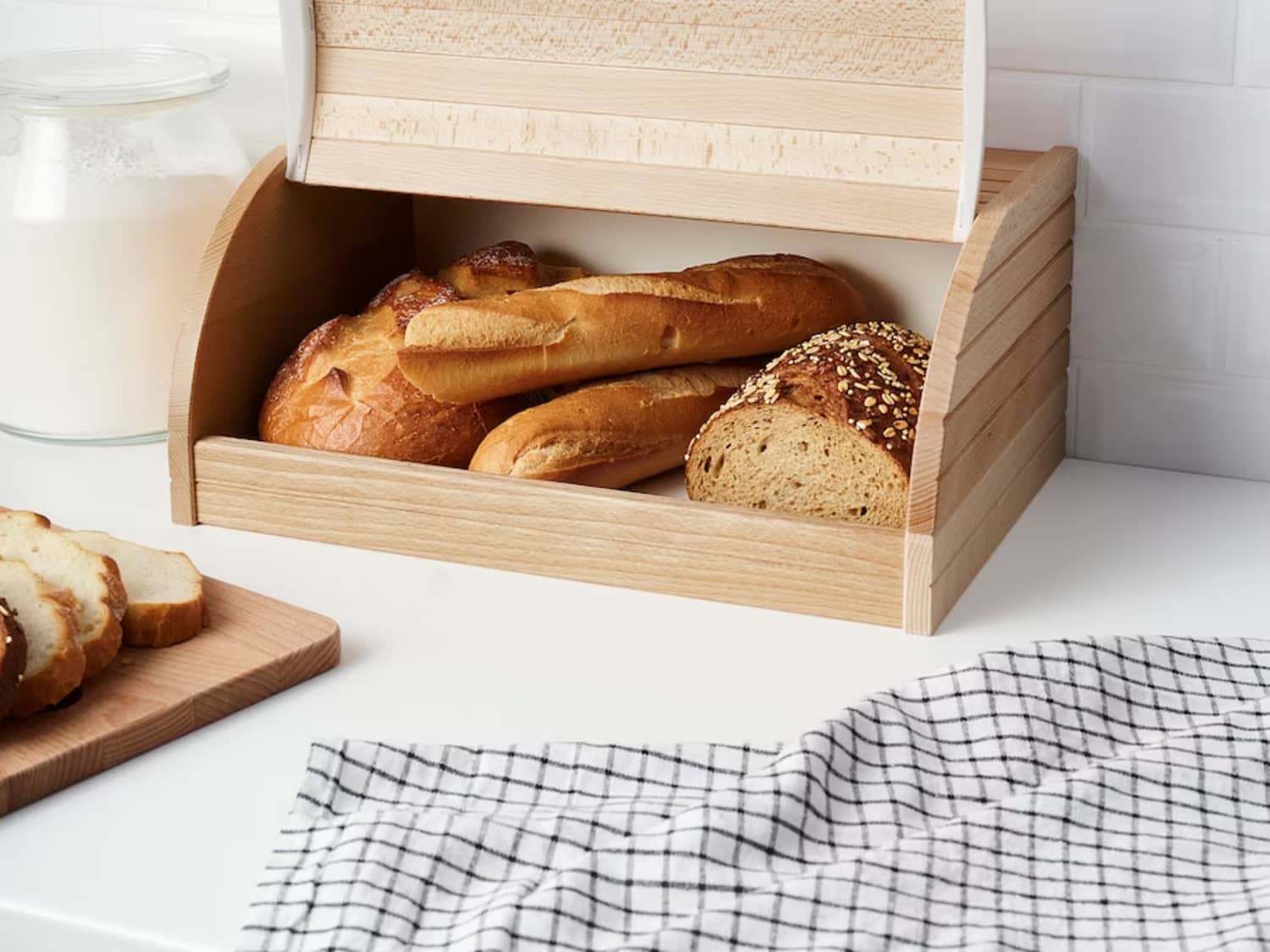This Genius IKEA Bread Box Hack Adds Extra Storage to Any Room in