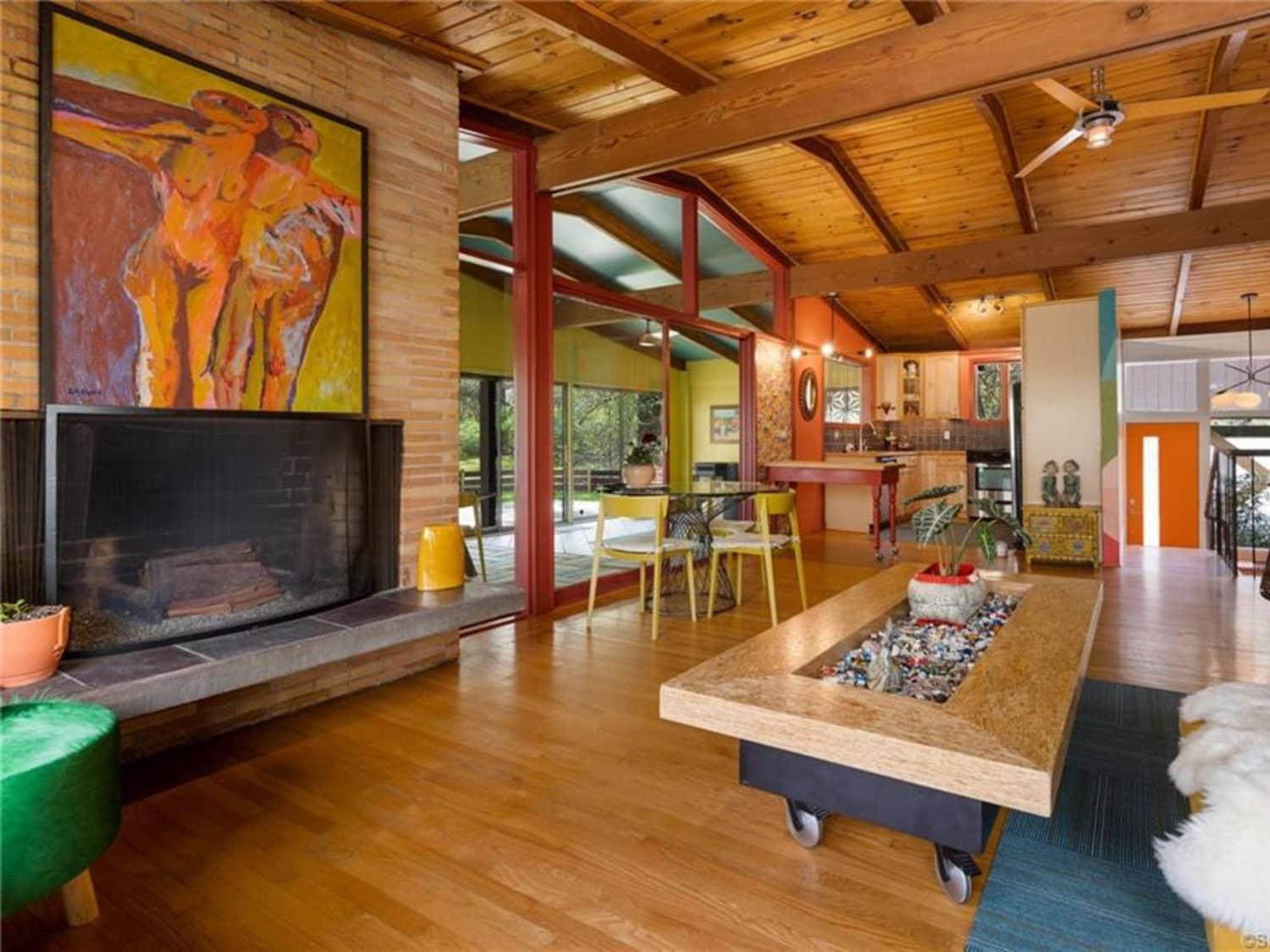 Mid century discount modern home interior