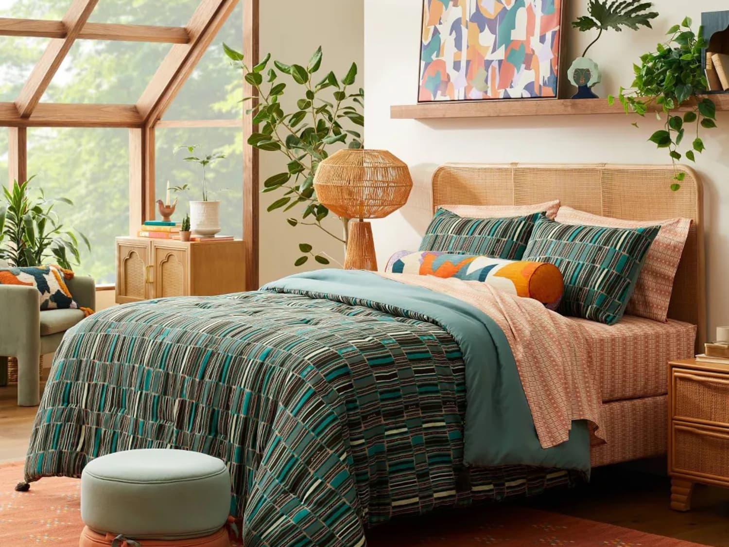 The Oversized Bolster Pillow Trend Is Pretty and Practical Apartment Therapy