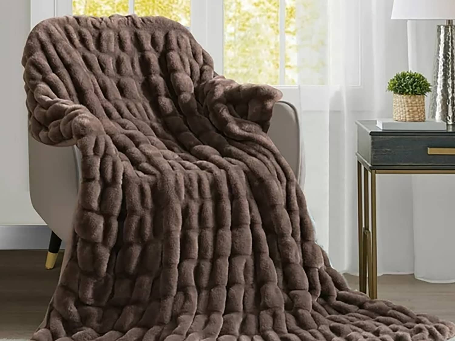 This 25 Walmart Throw Blanket Is the Perfect Pottery Barn Dupe Apartment Therapy