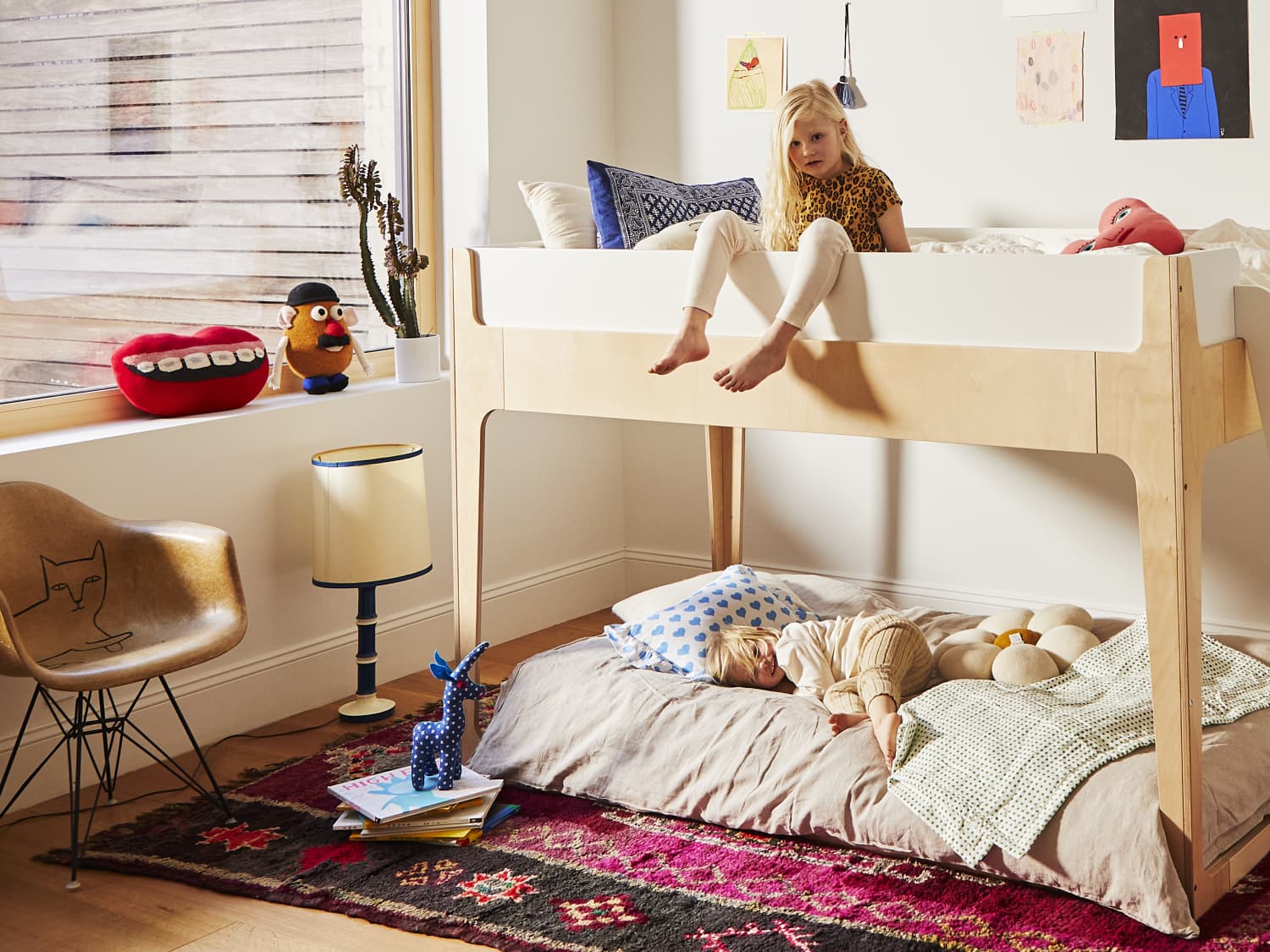 Perch Bunk Crib Size Bunk Beds For Sale Oeuf's New Perch Nest