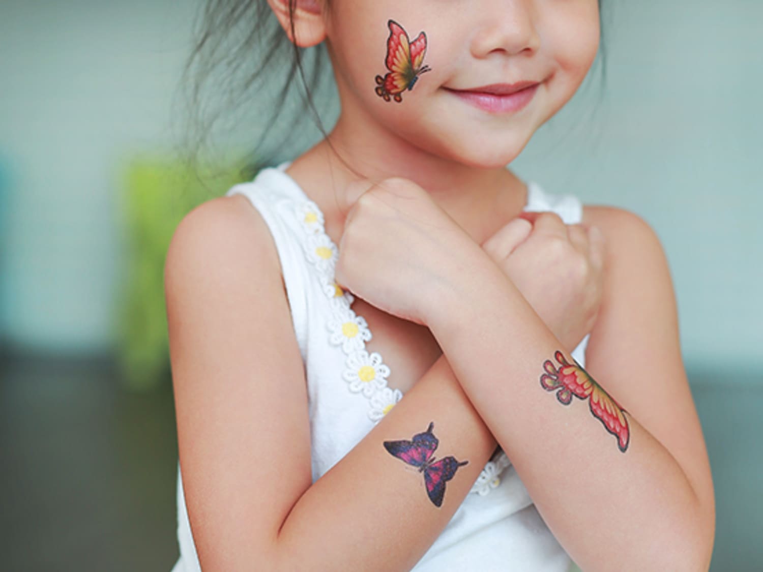 how to get temporary tattoos off children's