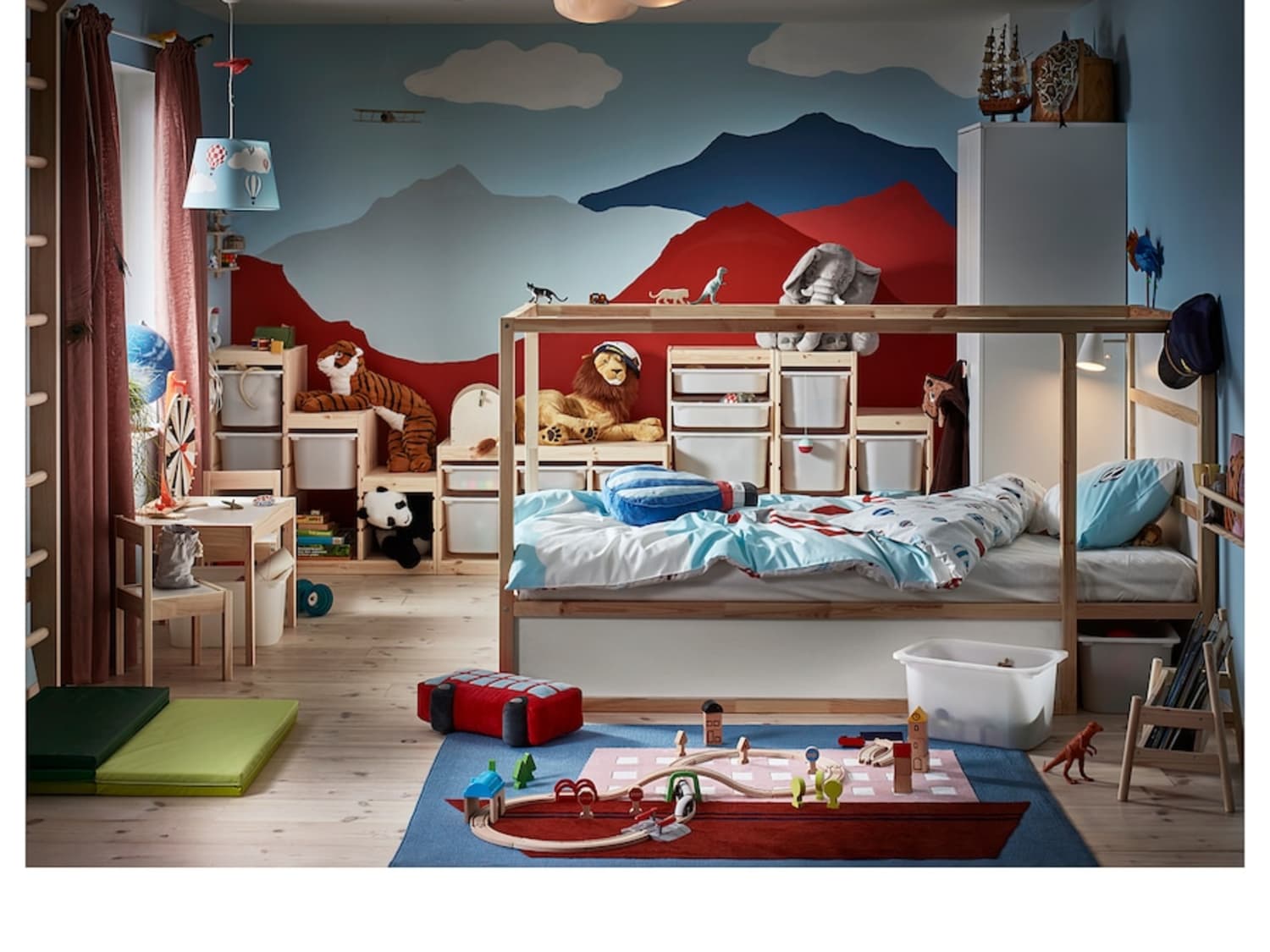 The IKEA KURA Bed Is the Perfect Toddler Loft Bed | Cubby