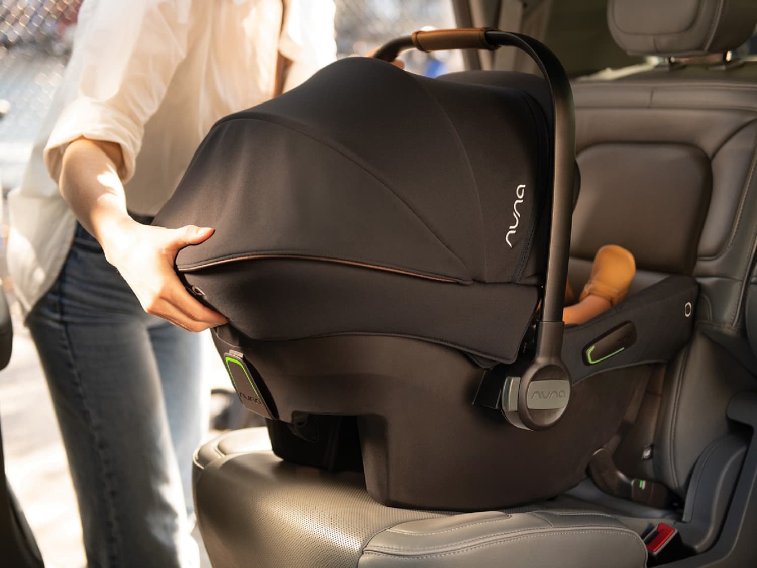 Nuna car seat store seat protector