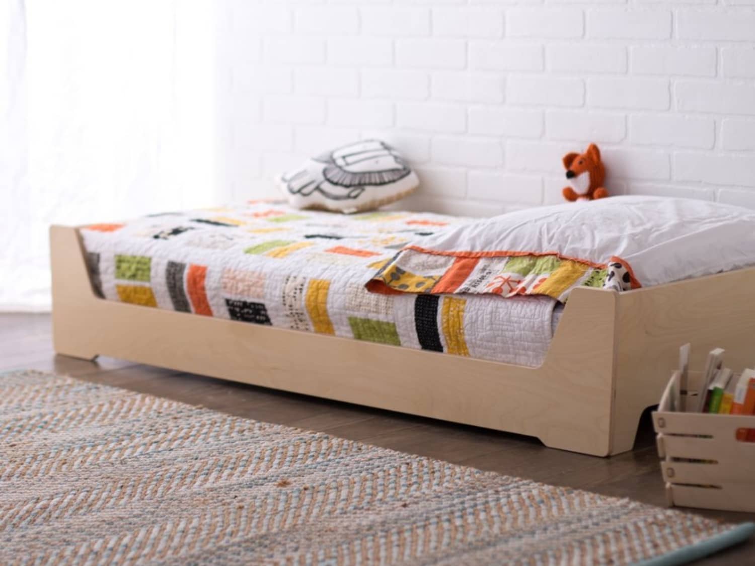 Montessori floor shop bed frame