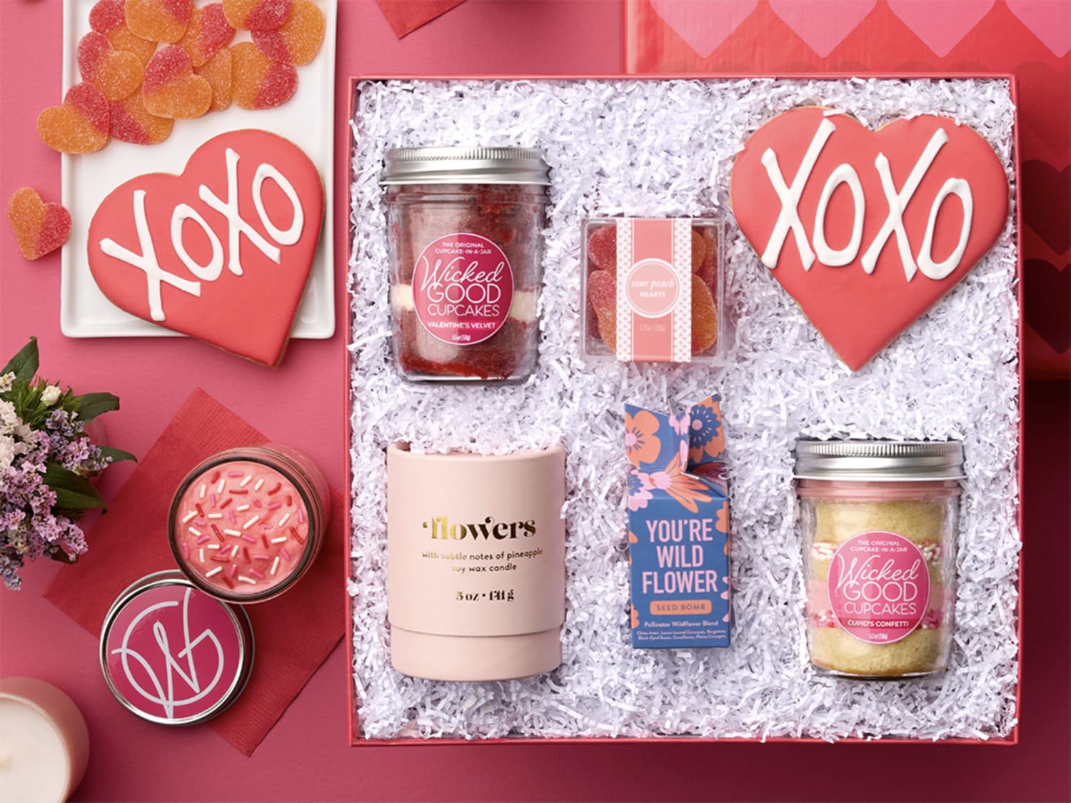 The Valentine's Day Sweet Treat Gift Box – Valentine's Day gift baskets –  NJ delivery - Blooms New Jersey, valentines day gift