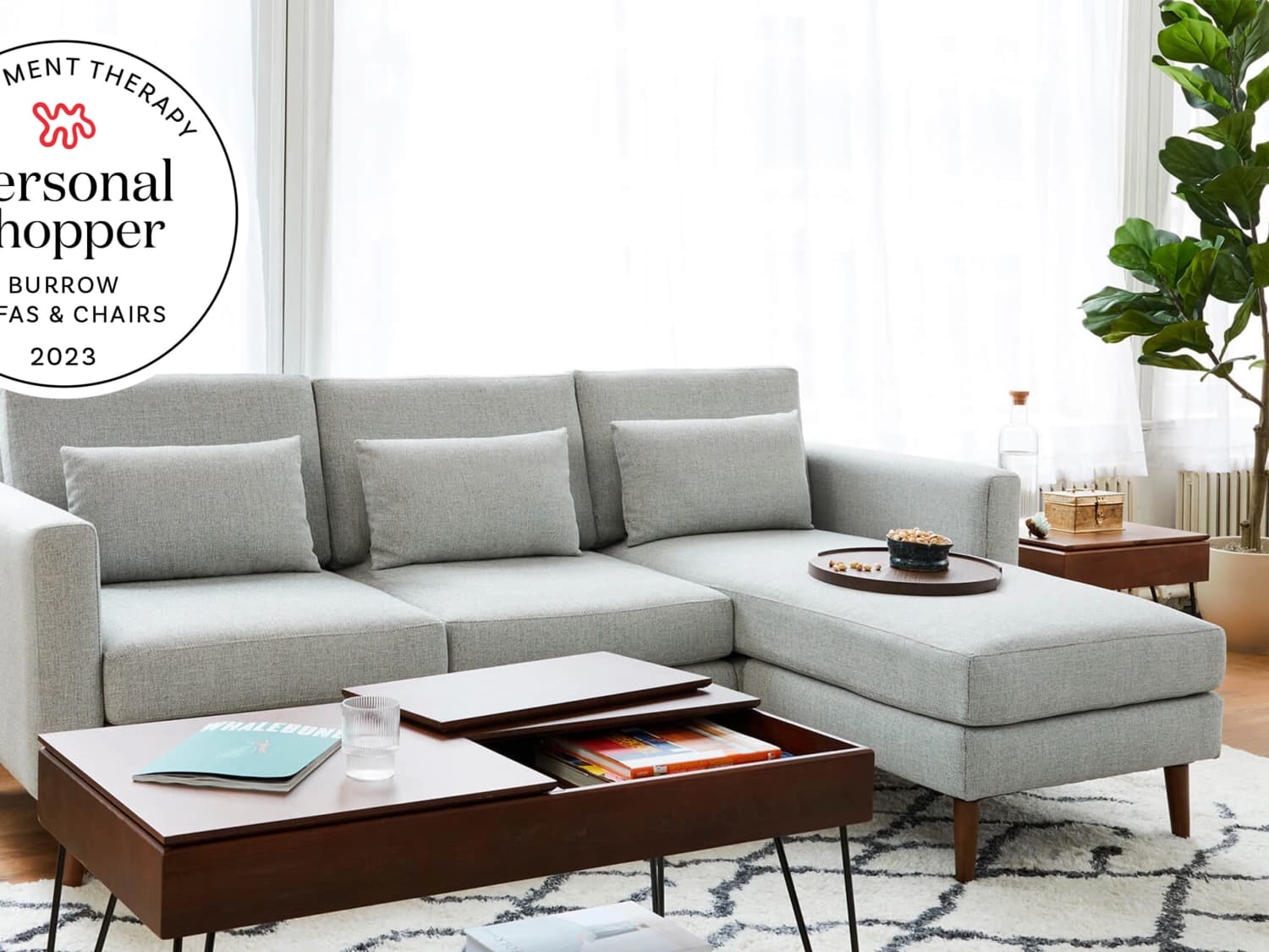 Burrow nomad sale leather sofa review
