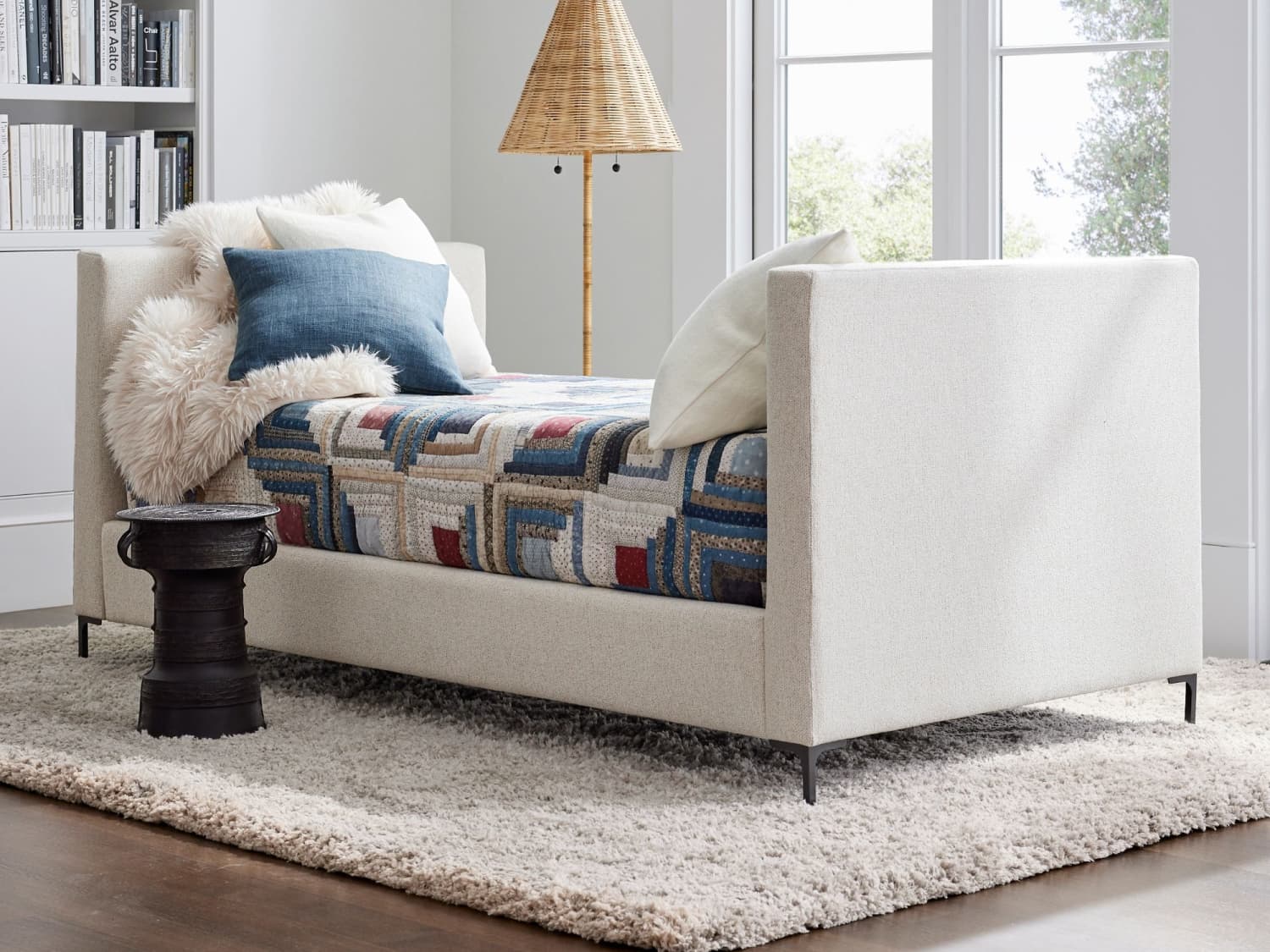 Pottery barn sales l shaped bed