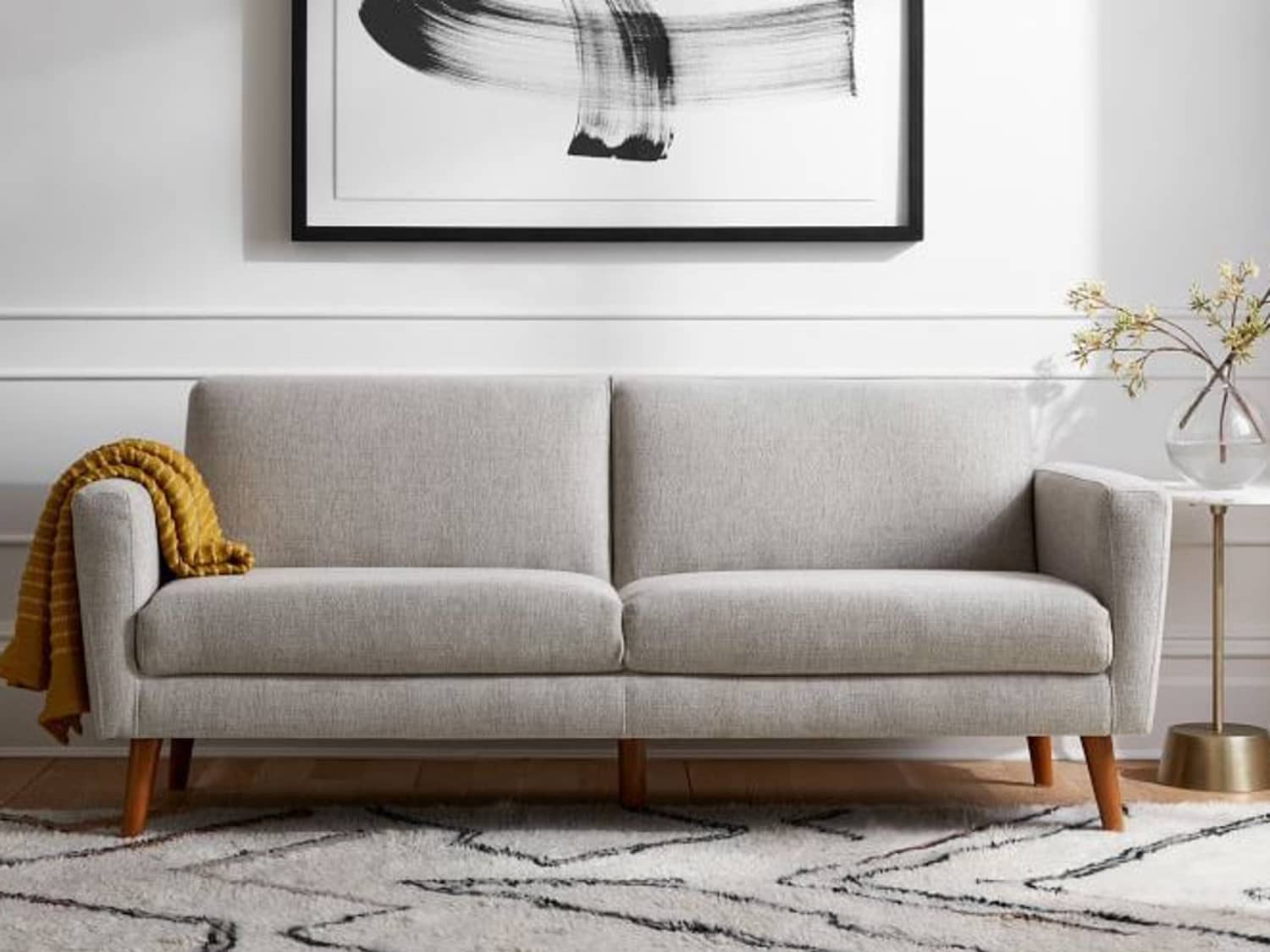 West Elm Oliver Sofa Review 2024 It s So Compact and Affordable