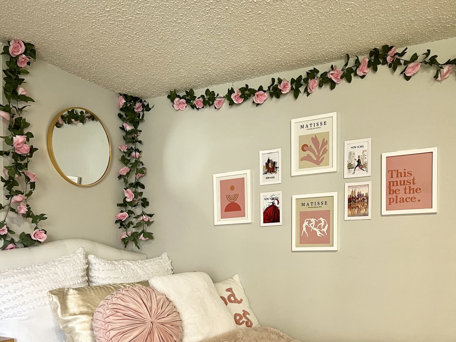 Dorm room throw pillows top