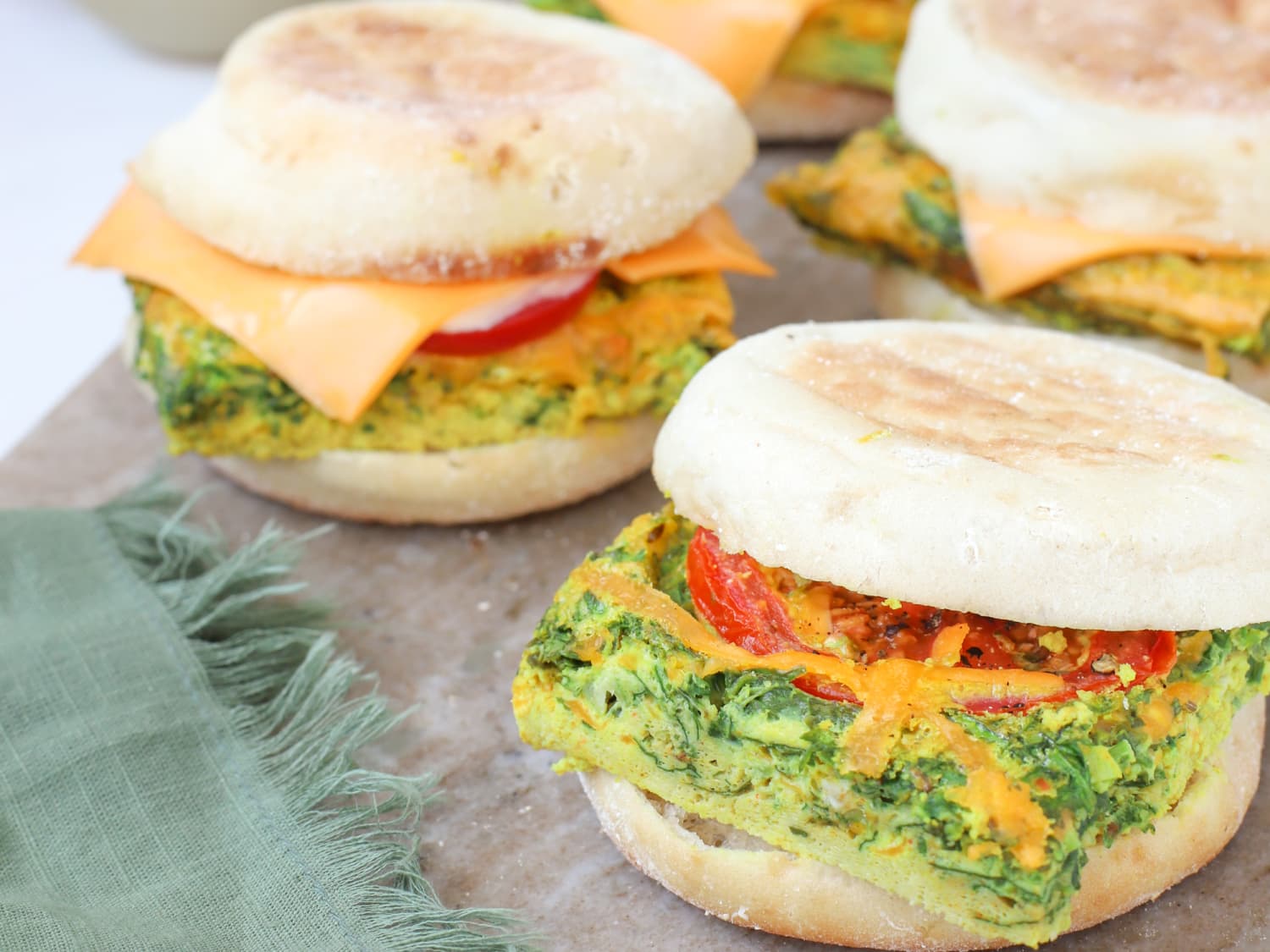 Sheet Pan Breakfast Egg Sandwich with Organic Valley