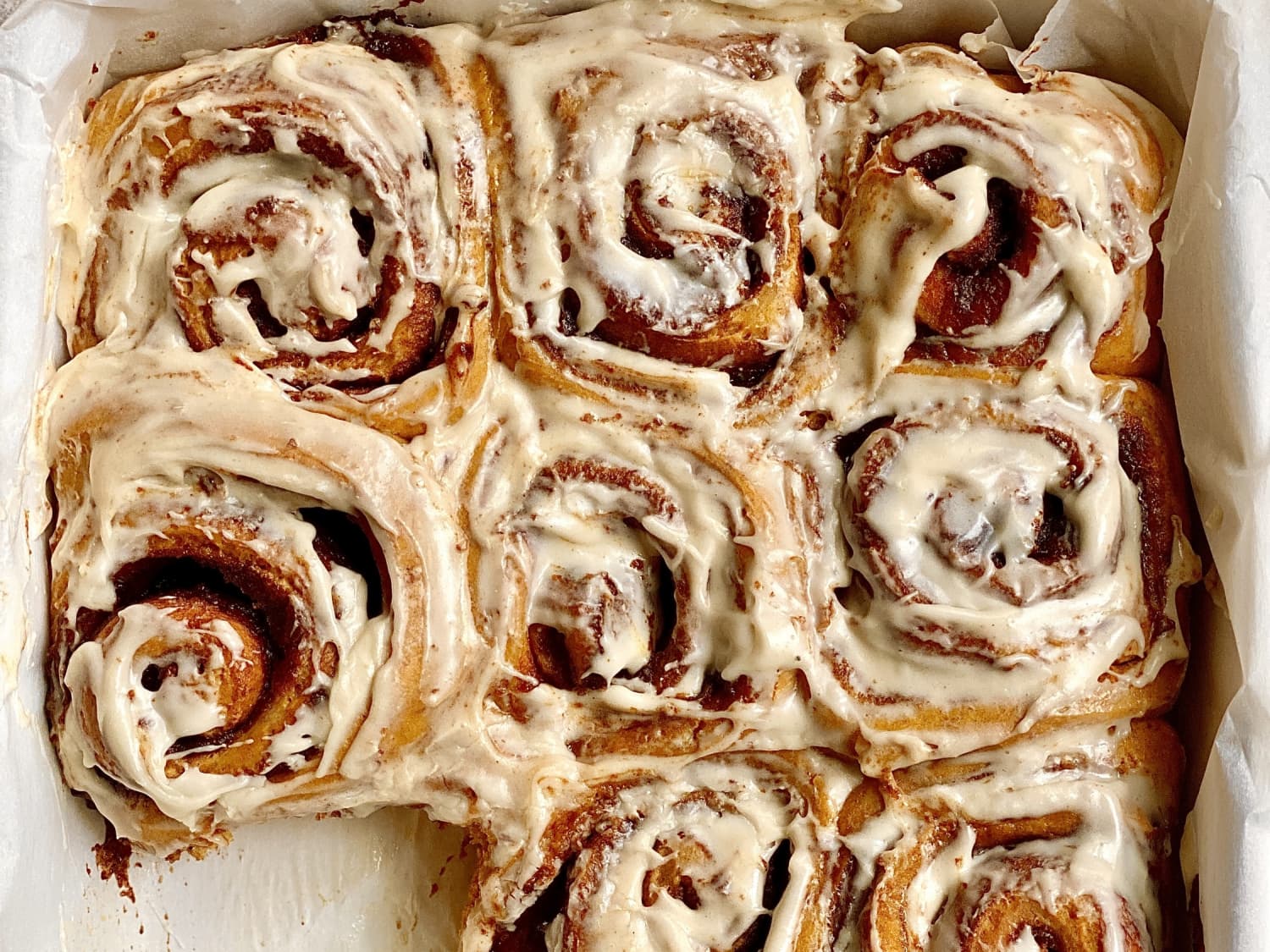 Fluffy Pumpkin Cinnamon Rolls Recipe (with Maple Icing) The Kitchn