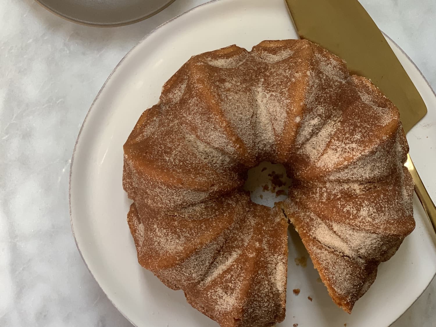 Review Apple Cider Donut Cake By Serious Eats Kitchn It's called a bundt cake. apple cider donut cake by serious eats