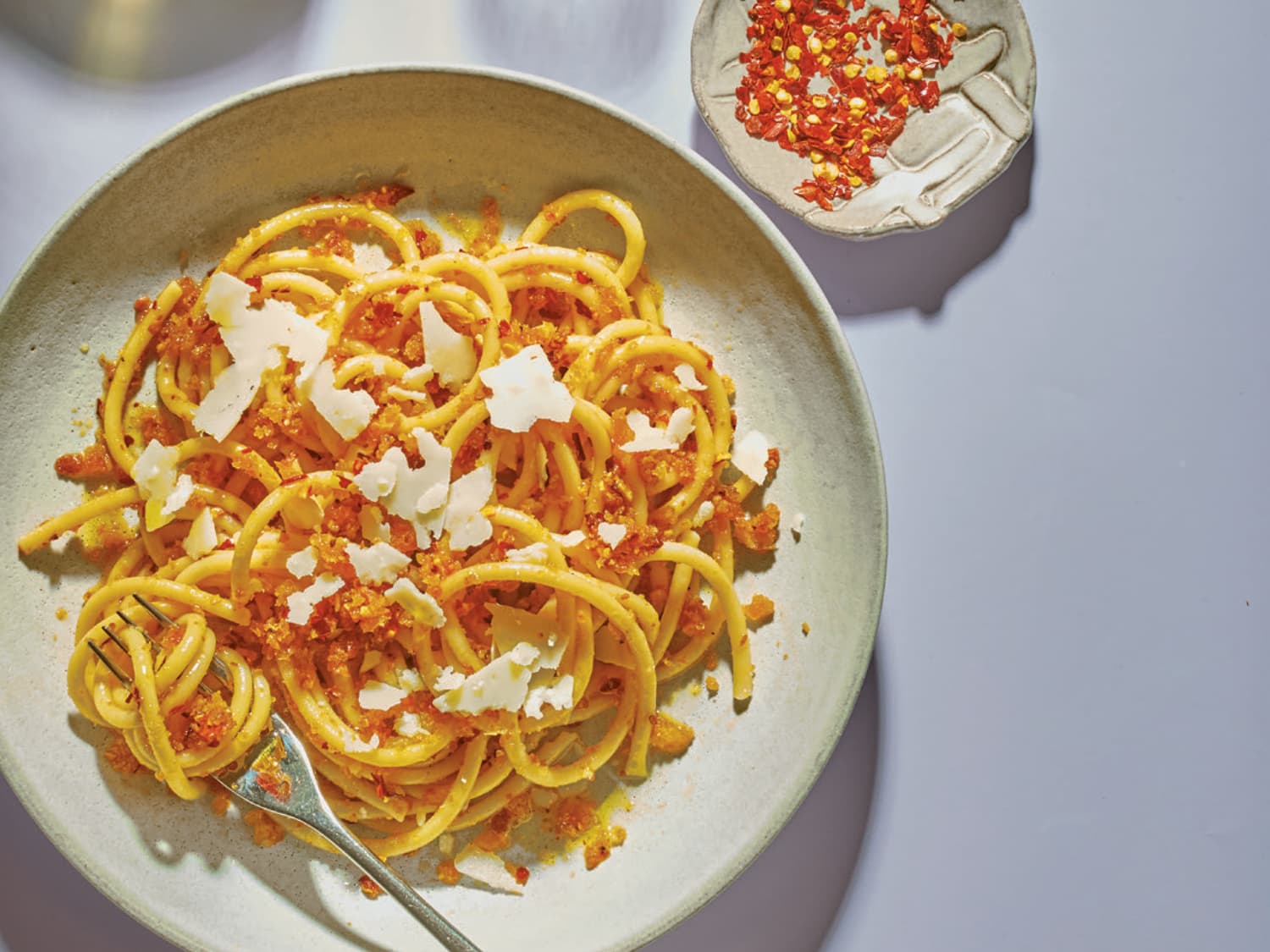 Spicy Bucatini Aglio E Olio Kitchn