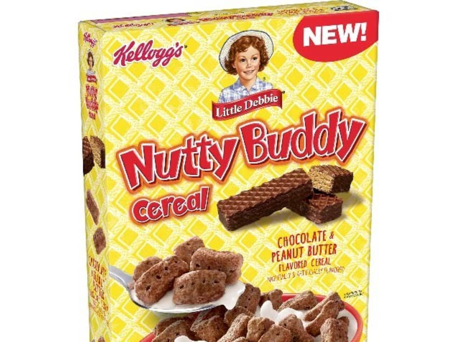 Little Debbie Nutty Buddy Bar, Large Individually Wrapped 2Packs, 36