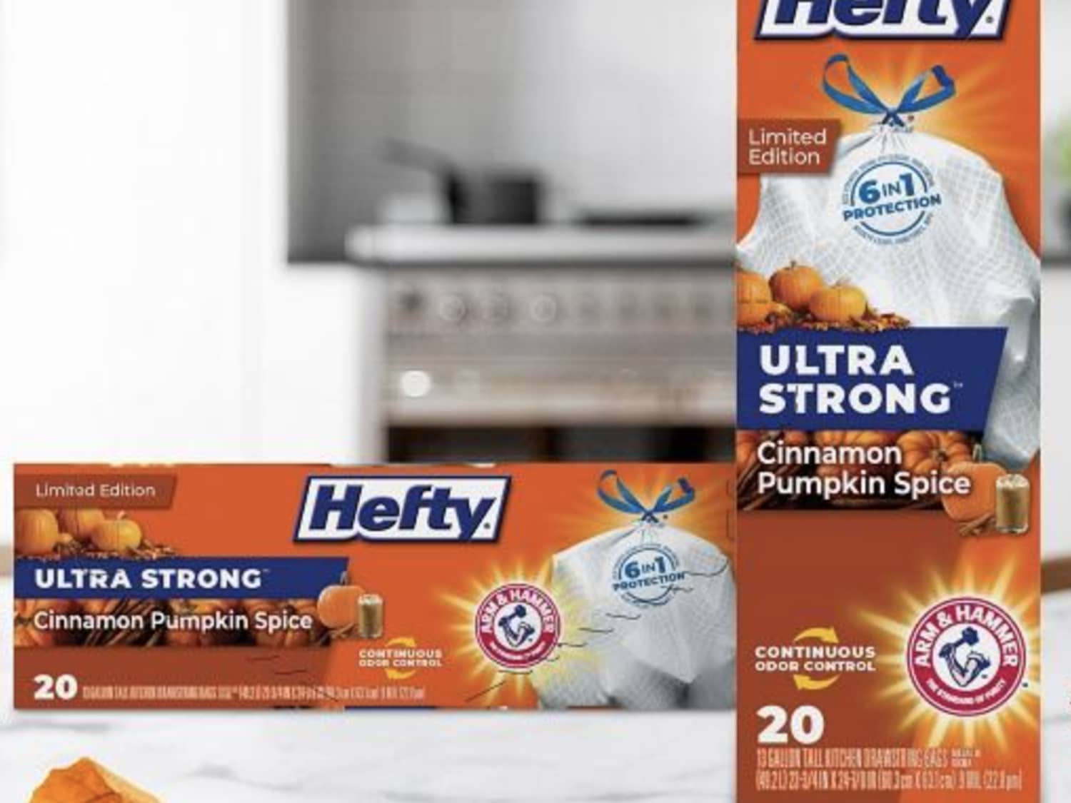 Hefty's Newest Trash Bags Smell Just Like Pumpkin Spice