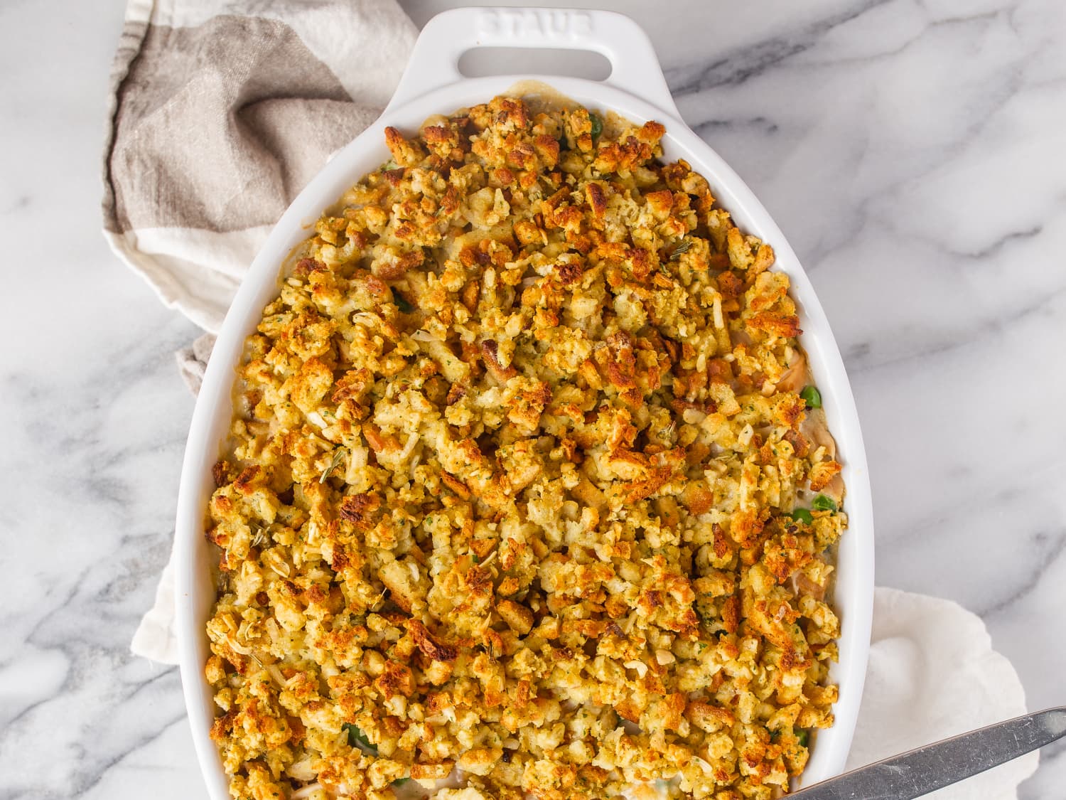 Chicken and Stuffing Casserole
