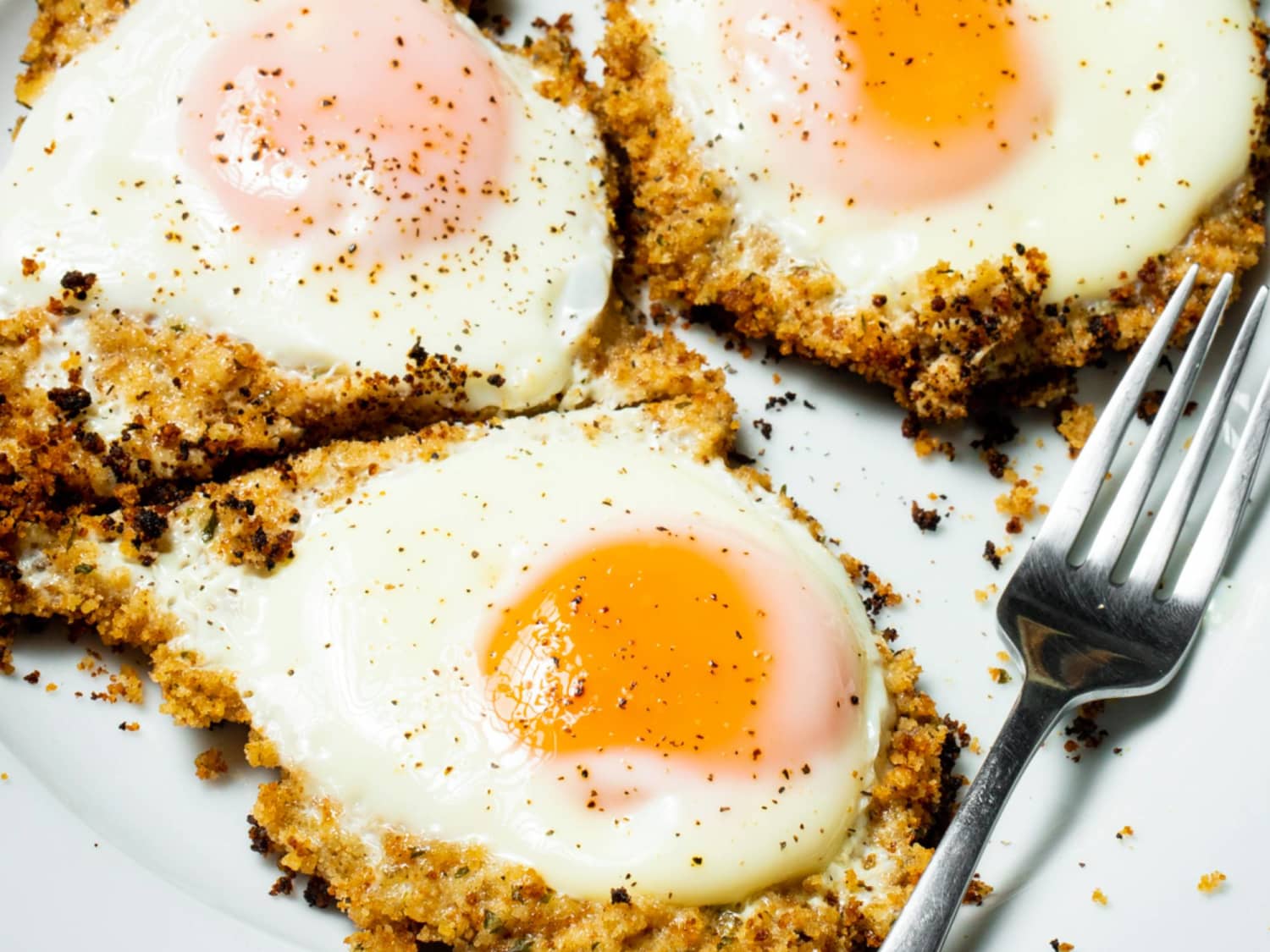 Zuni Cafe's Eggs Fried in Breadcrumbs