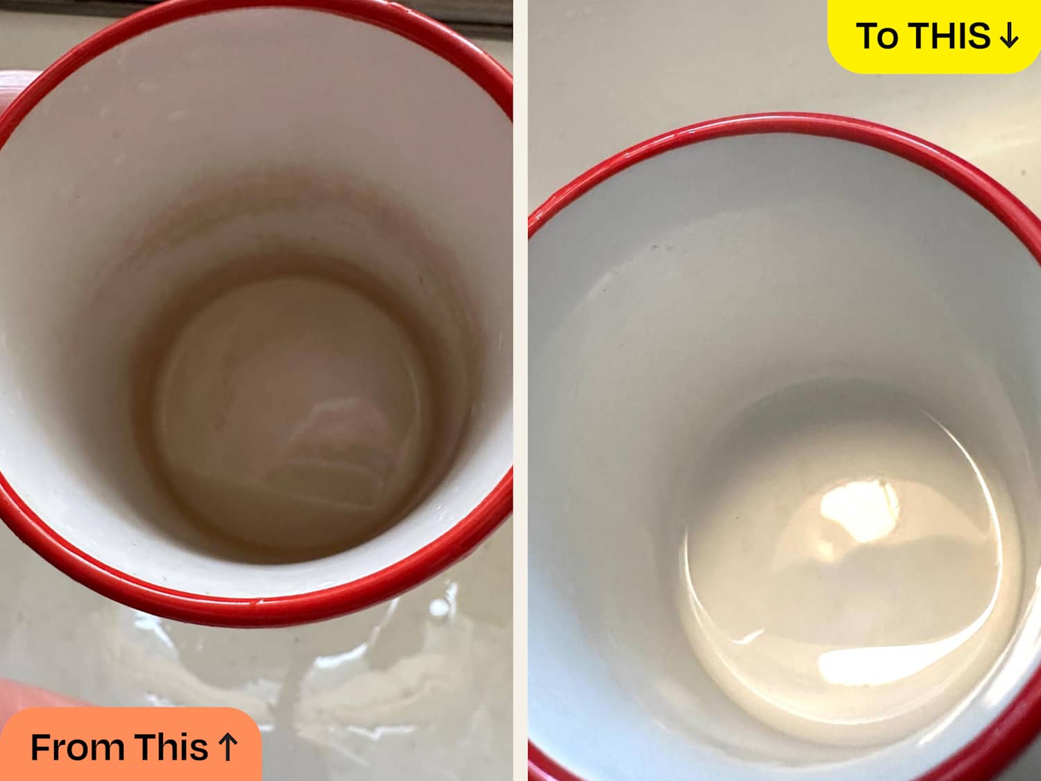 I Tried 5 Methods To Clean Coffee Stains from Mugs | The Kitchn