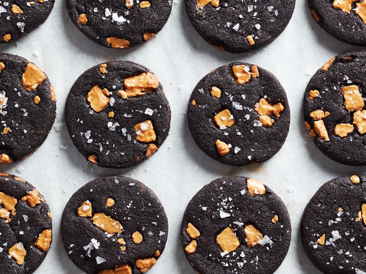 Salted Black Cocoa Sables with Caramelised White Chocolate Chunks — The Boy  Who Bakes