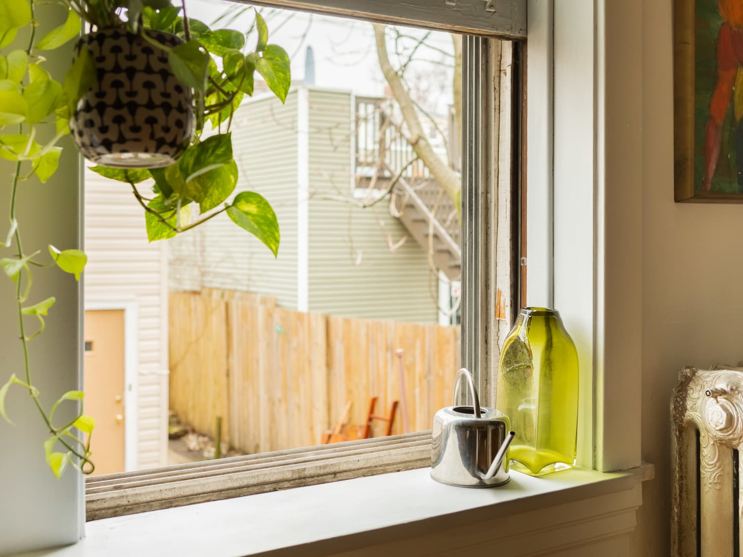 Stone Window Sill Cleaning