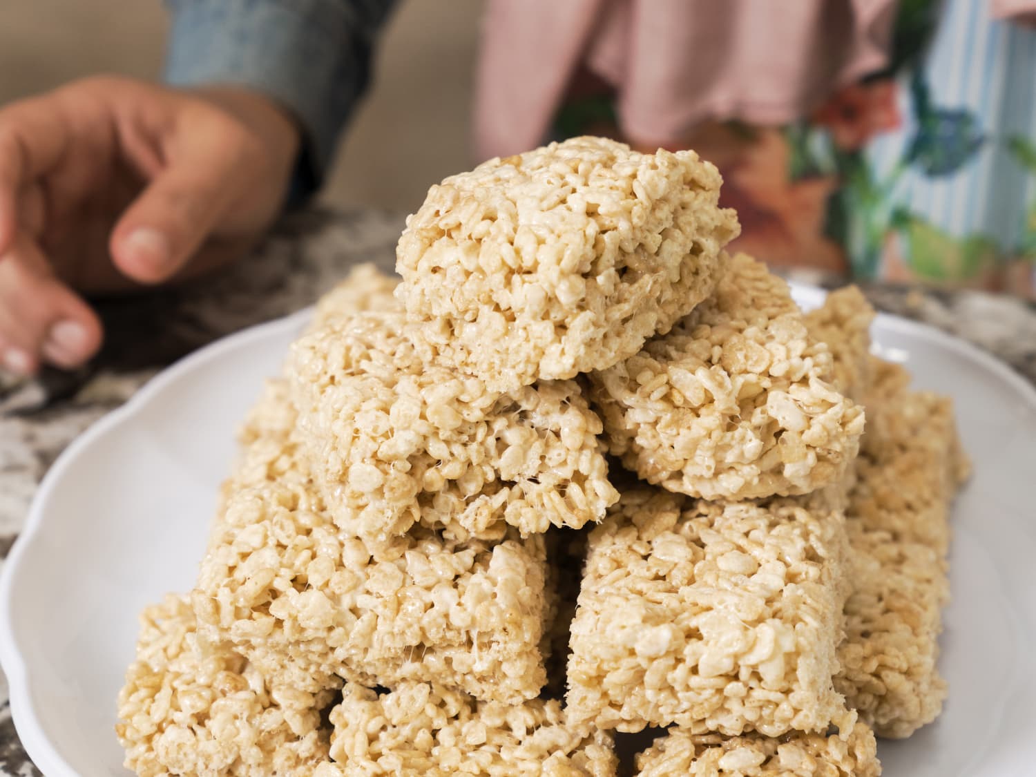 Soft Rice Krispie Bars - I Am Baker