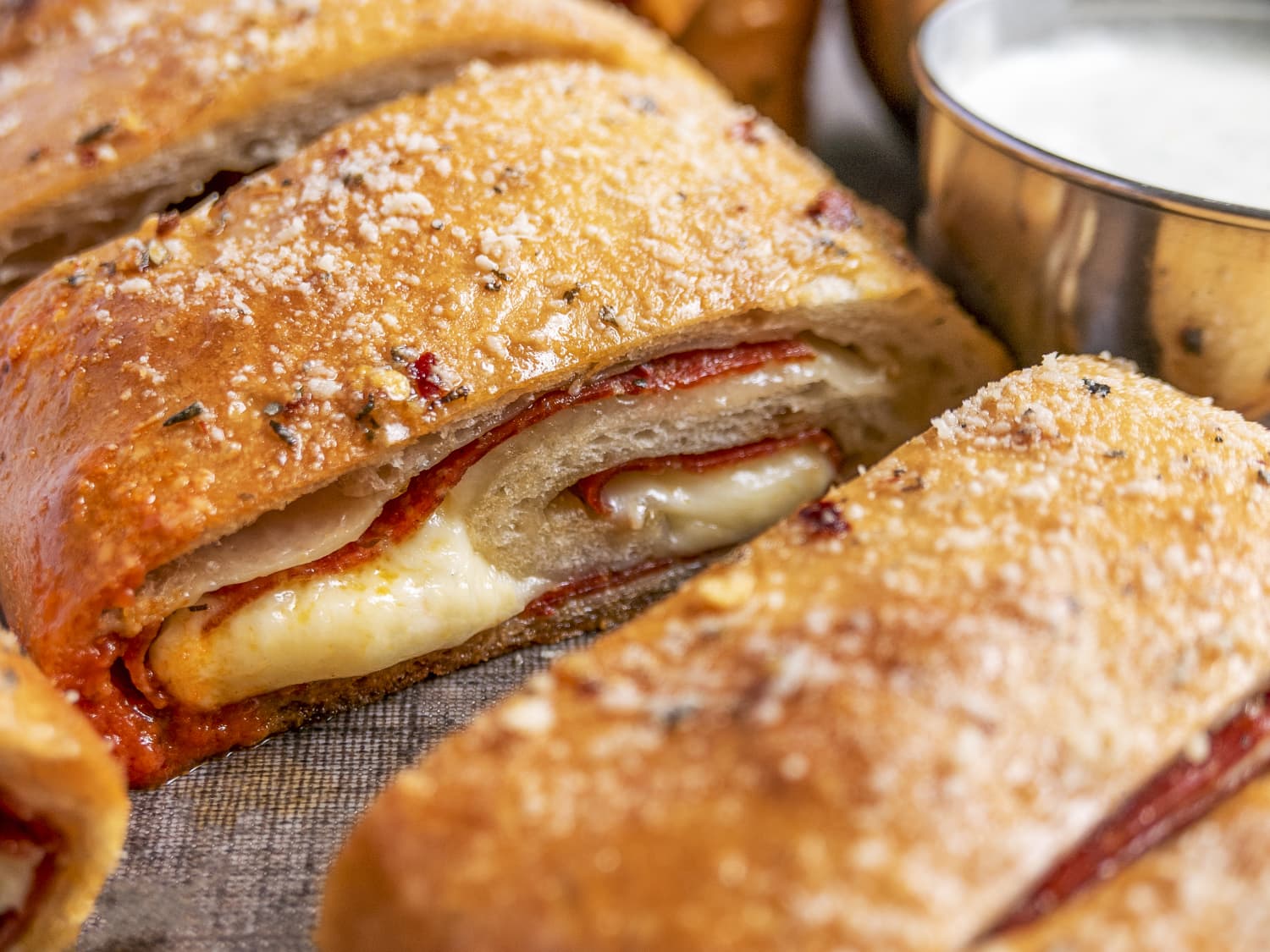 Pepperoni Bread Recipe (with Pizza Dough)