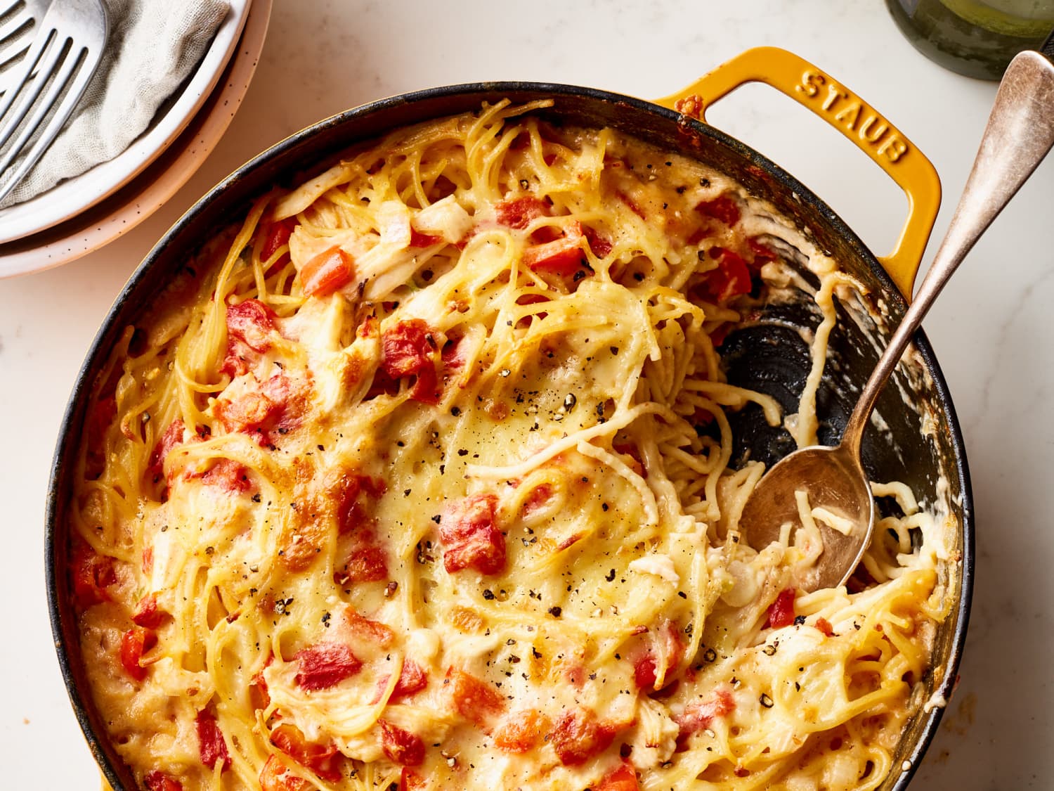 How To Make Easy, Family Friendly Chicken Spaghetti