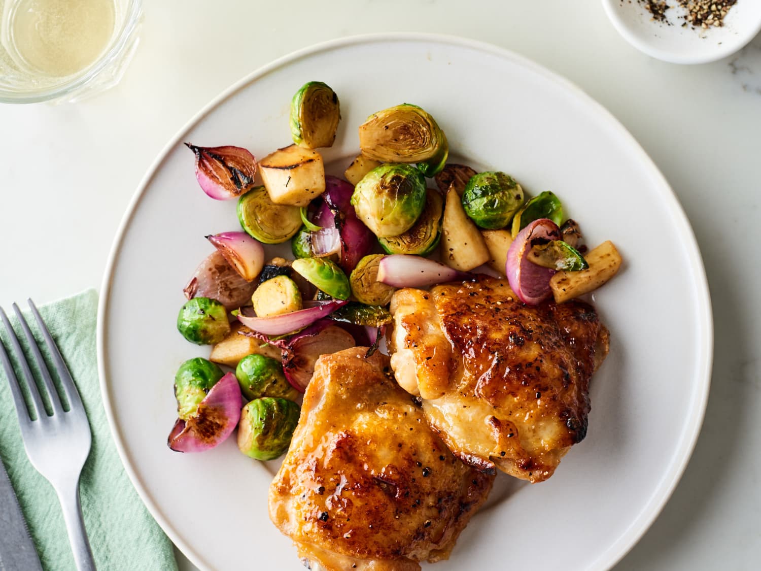 Apple Cider-Glazed Chicken Thighs