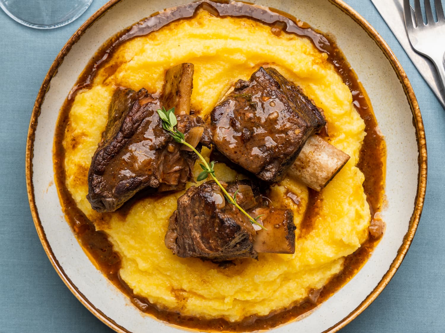 Crockpot Braised Red Wine Short Ribs