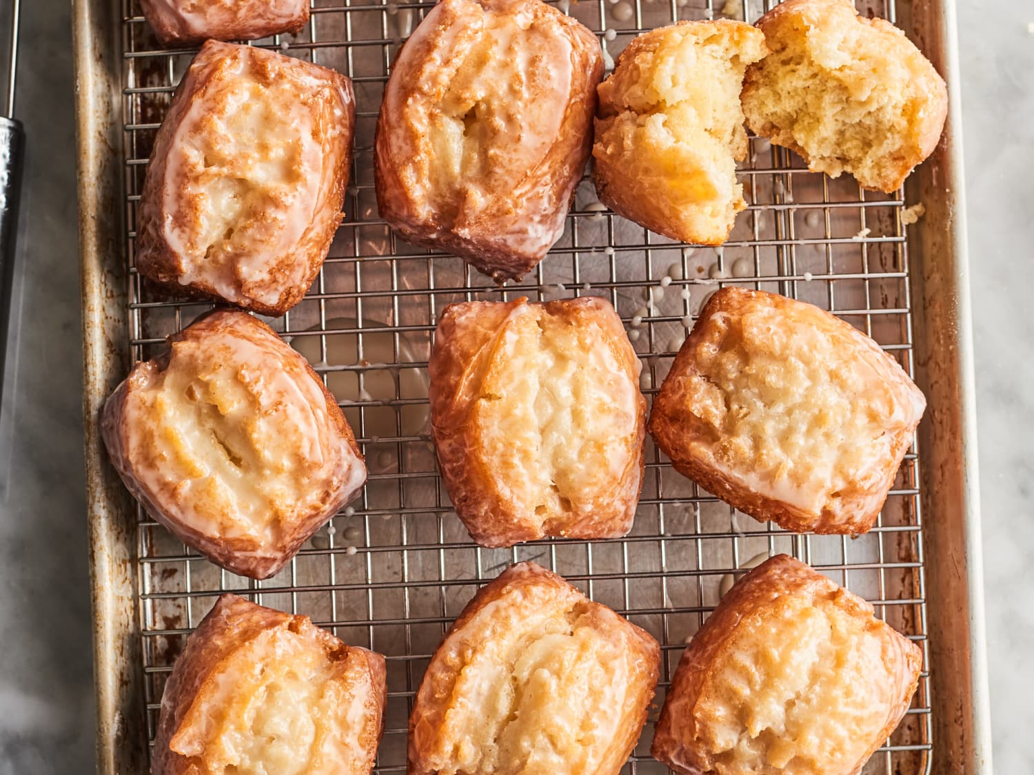 Old Fashioned Buttermilk Bar Donuts Recipe Kitchn