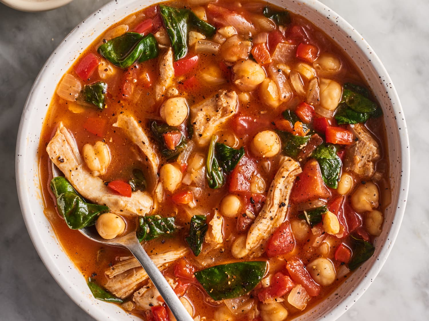 Mediterranean Chickpea And Chicken Soup Kitchn